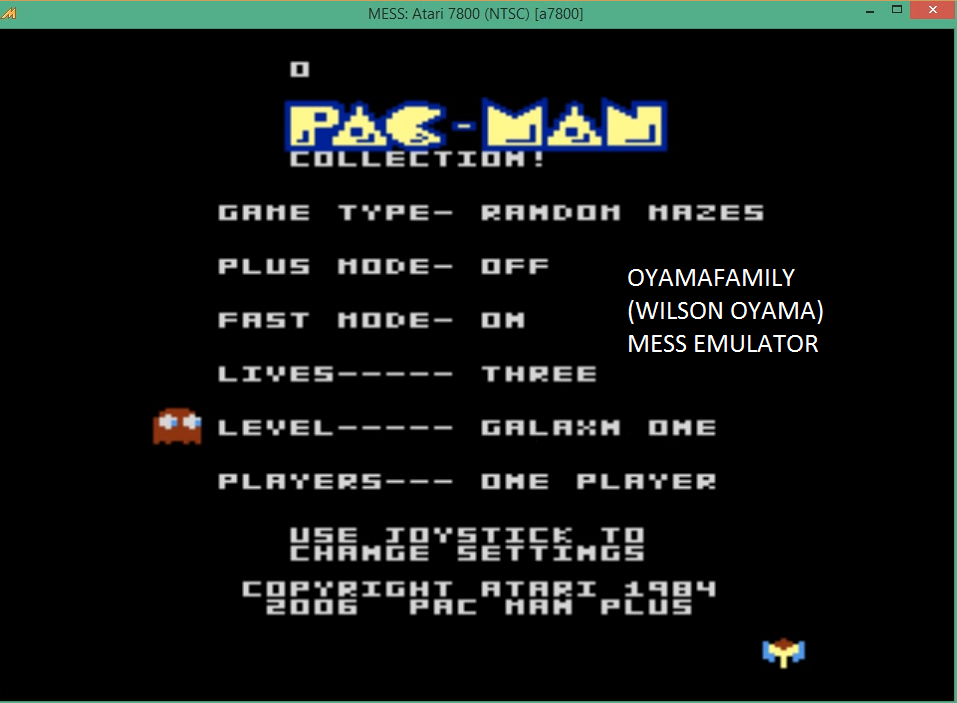 oyamafamily: Pac-Man Collection: Random [Galaxian One/Plus Off/Fast On] (Atari 7800 Emulated) 280,030 points on 2016-02-14 10:25:47