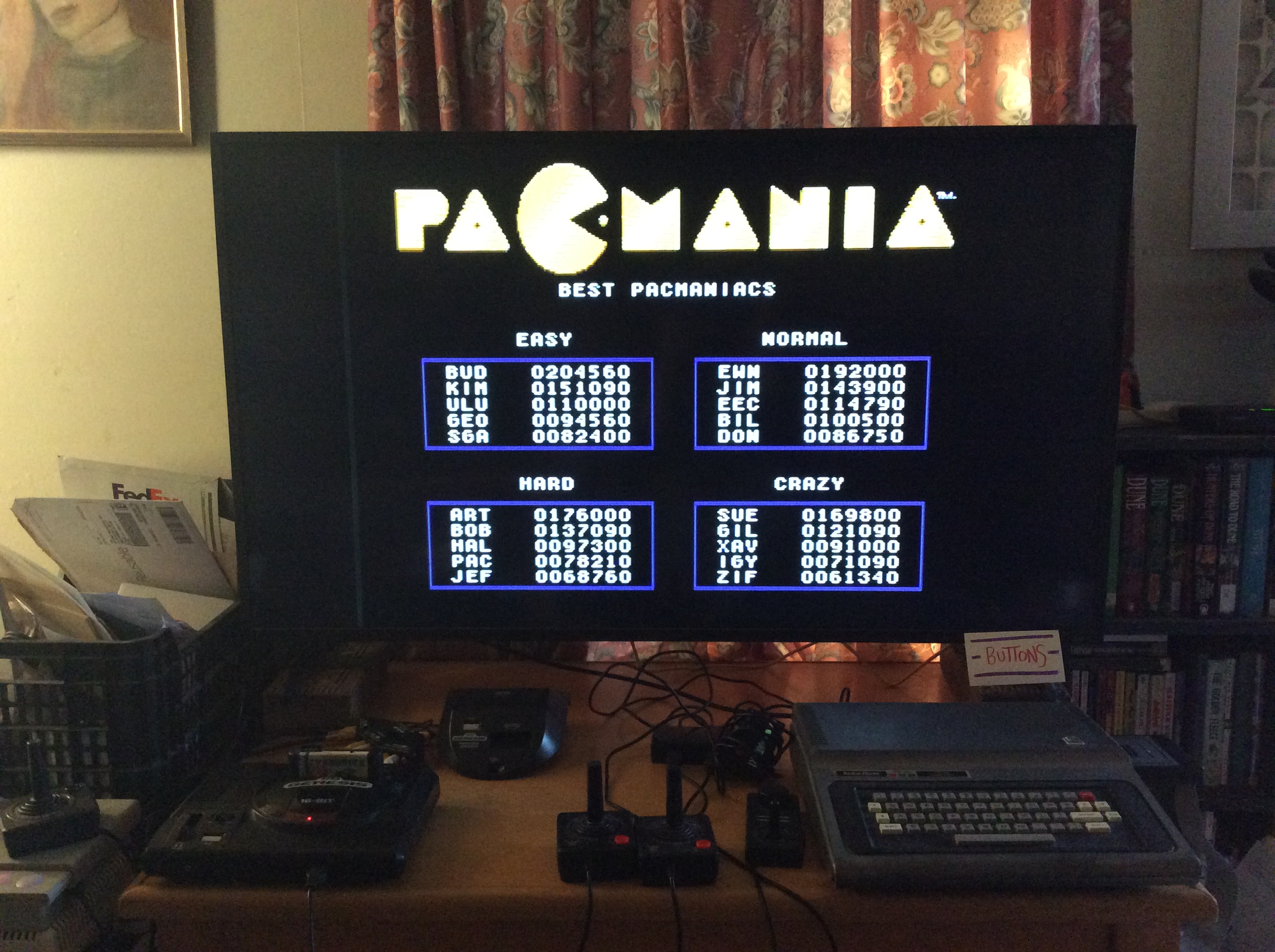 Pac-Mania [Normal/Pac Booster Off] 114,790 points