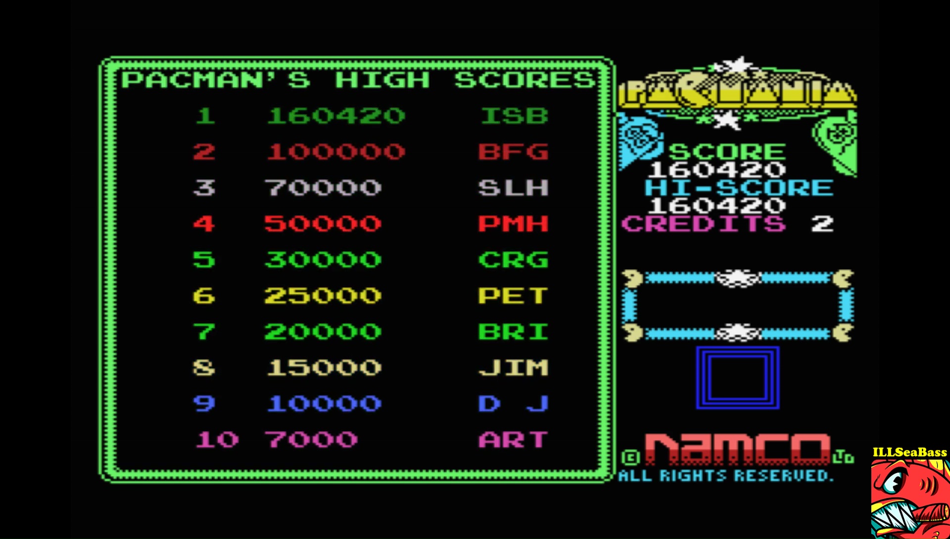 ILLSeaBass: Pacmania [Level 1 [No Continues]] (MSX Emulated) 160,420 points on 2017-08-31 11:49:41
