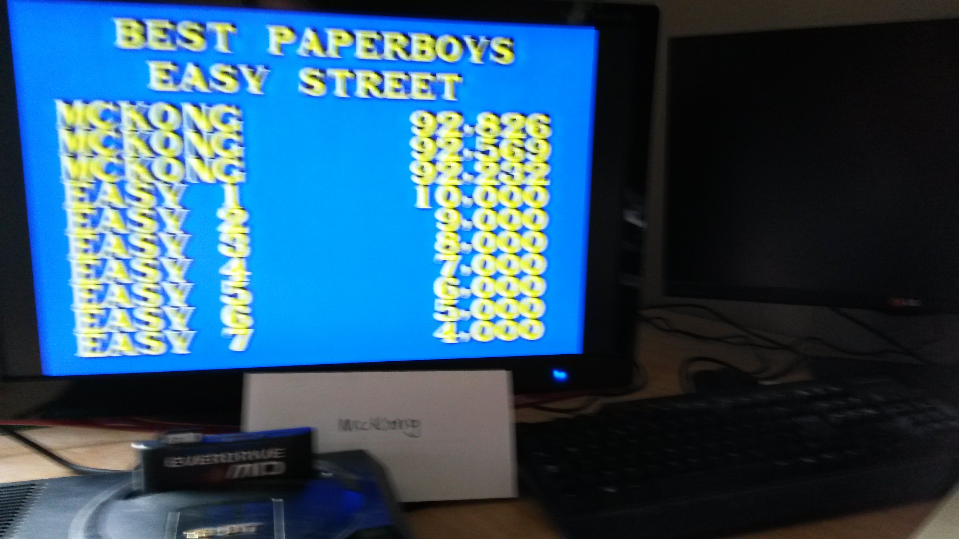 McKong: Paper Boy: Easy Street [Hard] (Sega Genesis / MegaDrive) 92,826 points on 2015-07-05 03:45:00