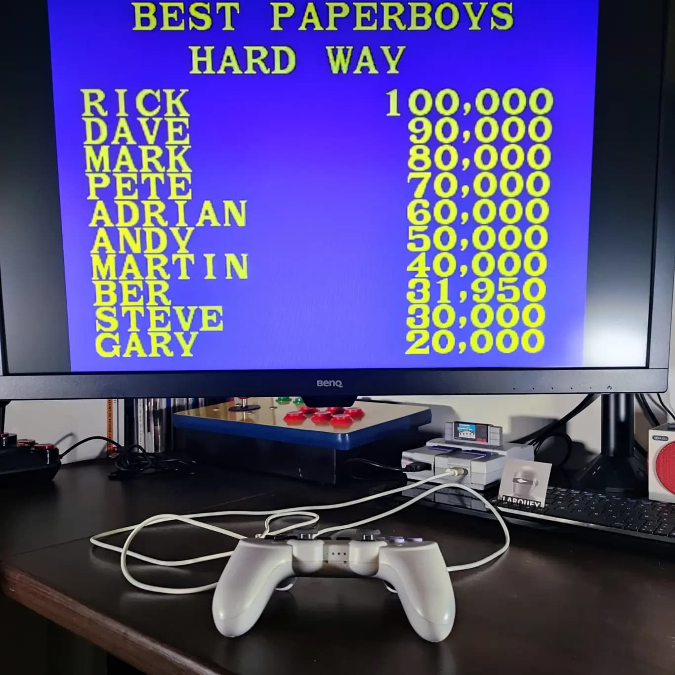 Larquey: Paper Boy: Hard Way [Easy] (Sega Genesis / MegaDrive Emulated) 31,950 points on 2022-09-24 10:45:55