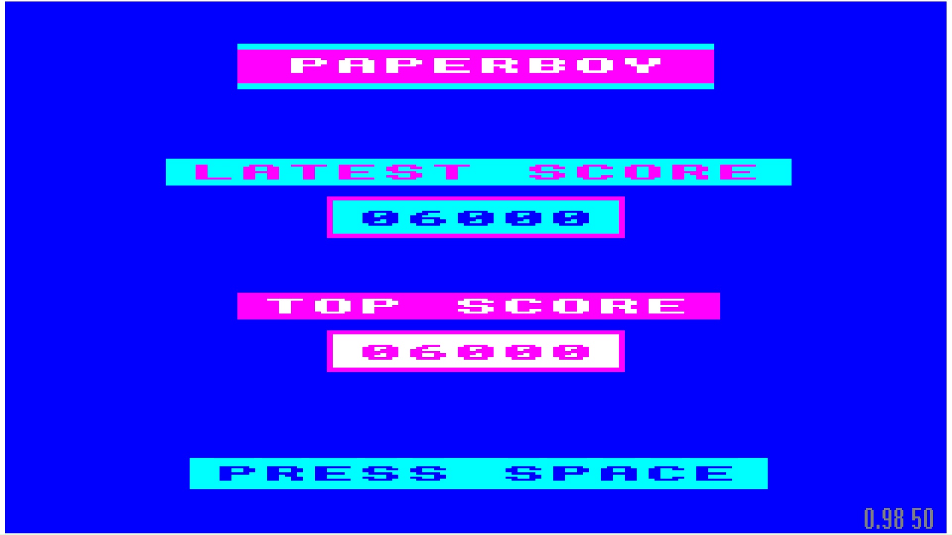 ILLSeaBass: Paperboy (BBC Micro Emulated) 6,000 points on 2017-10-08 09:10:20