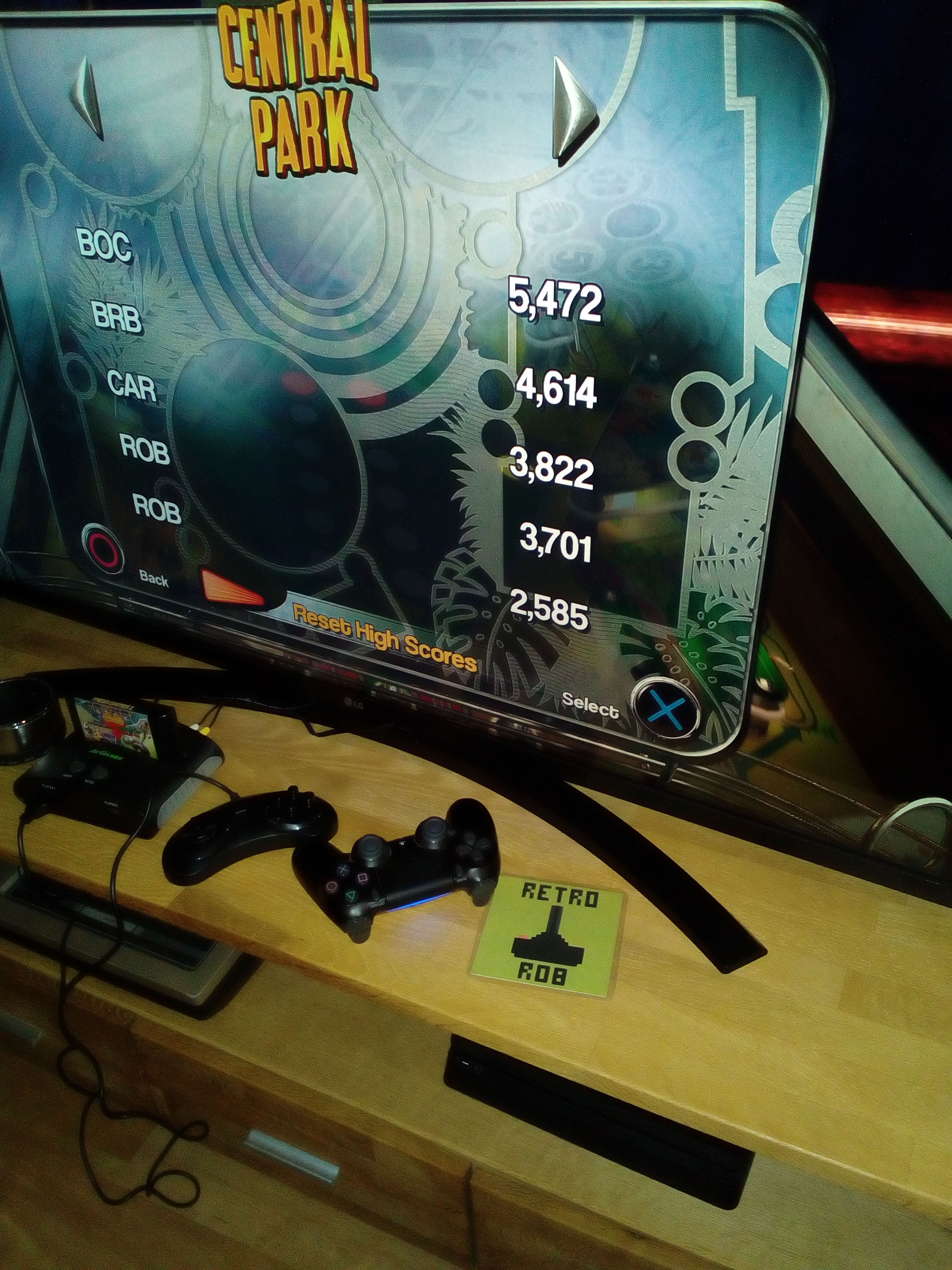 RetroRob: Pinball Arcade: Central Park (Playstation 4) 3,701 points on 2020-12-31 02:17:55