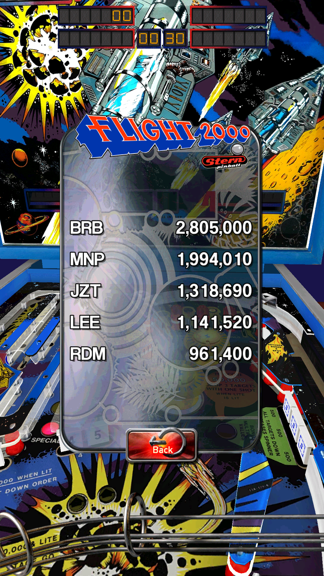 LeeJ07: Pinball Arcade: Flight 2000 (Android) 1,141,520 points on 2015-06-29 11:43:36