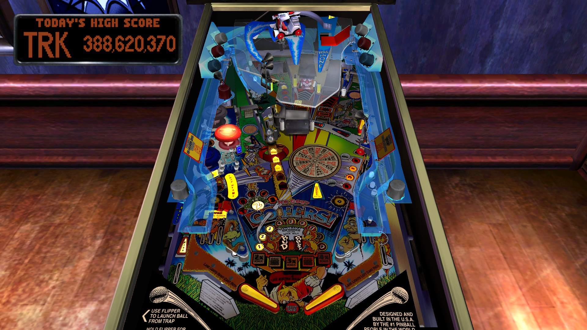 TheTrickster: Pinball Arcade: No Good Goofers (PC) 388,620,370 points on 2015-11-28 02:34:57
