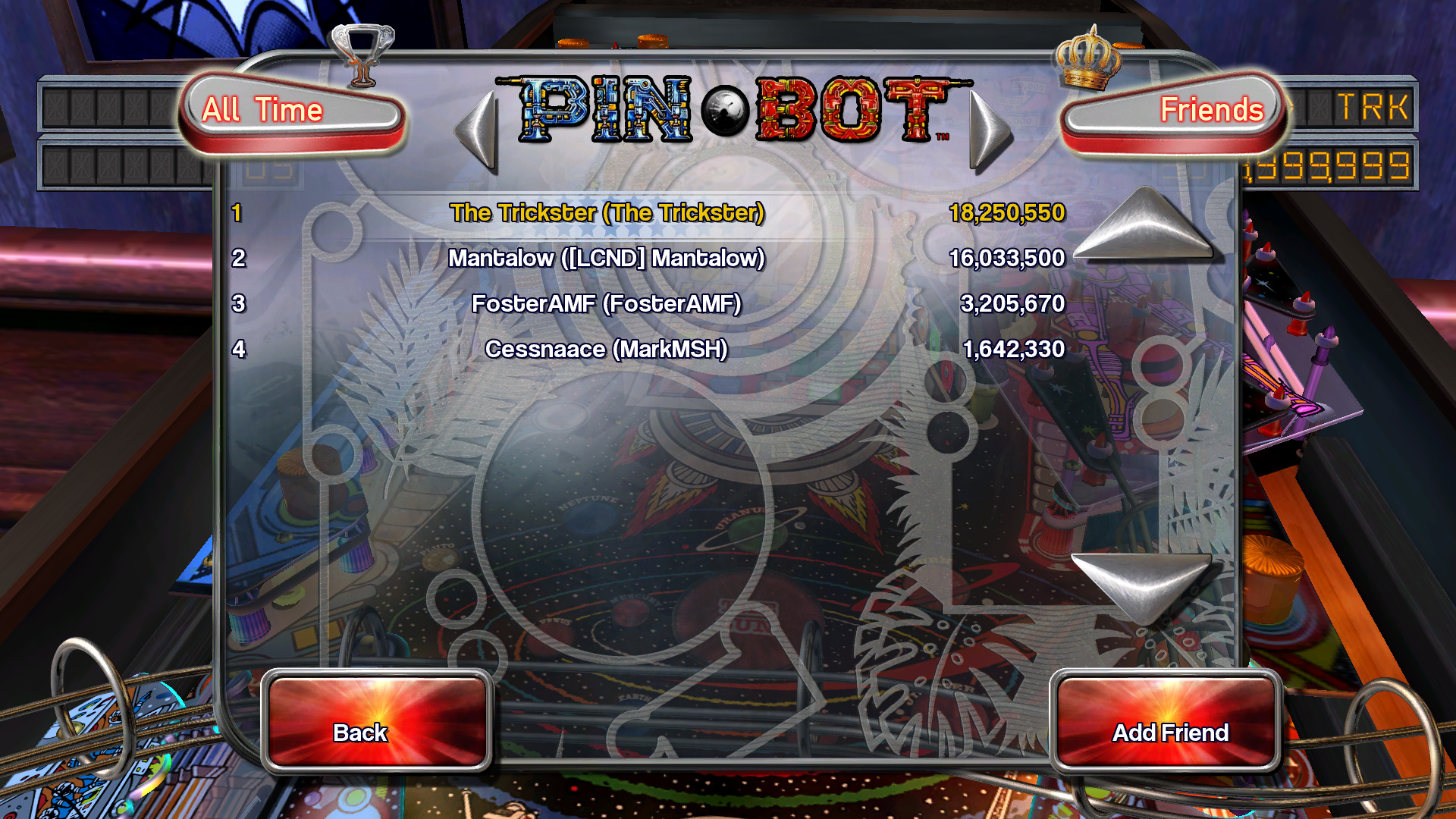 TheTrickster: Pinball Arcade: Pin*Bot (PC) 18,250,550 points on 2015-10-02 08:36:43
