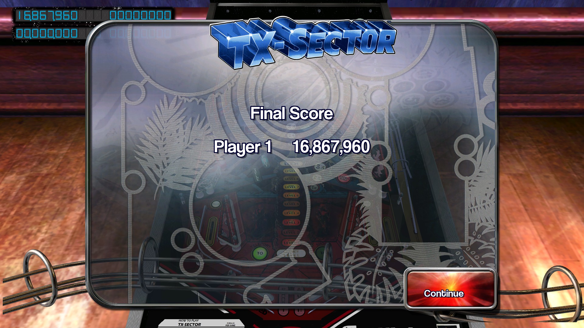 TheTrickster: Pinball Arcade: TX-Sector (PC) 16,867,960 points on 2016-06-10 07:39:38