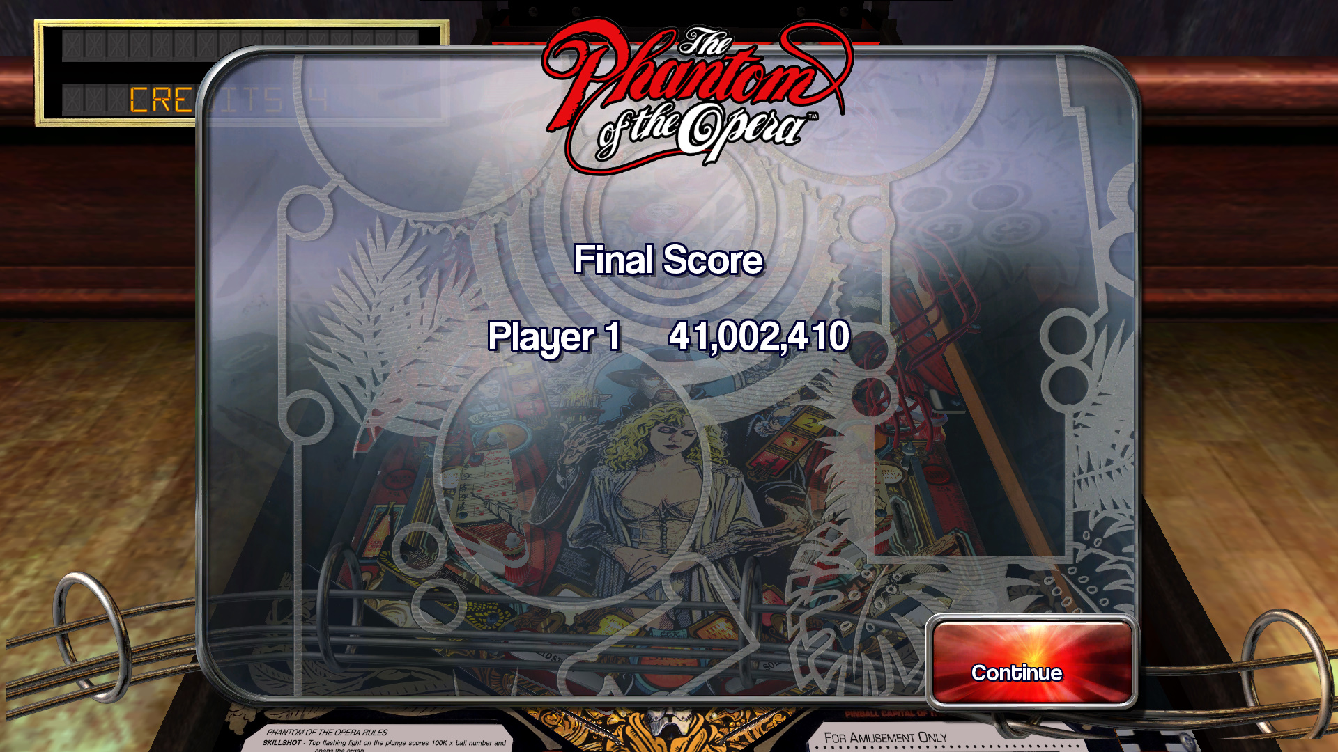 TheTrickster: Pinball Arcade: The Phantom Of The Opera (PC) 41,002,410 points on 2015-10-04 18:42:45