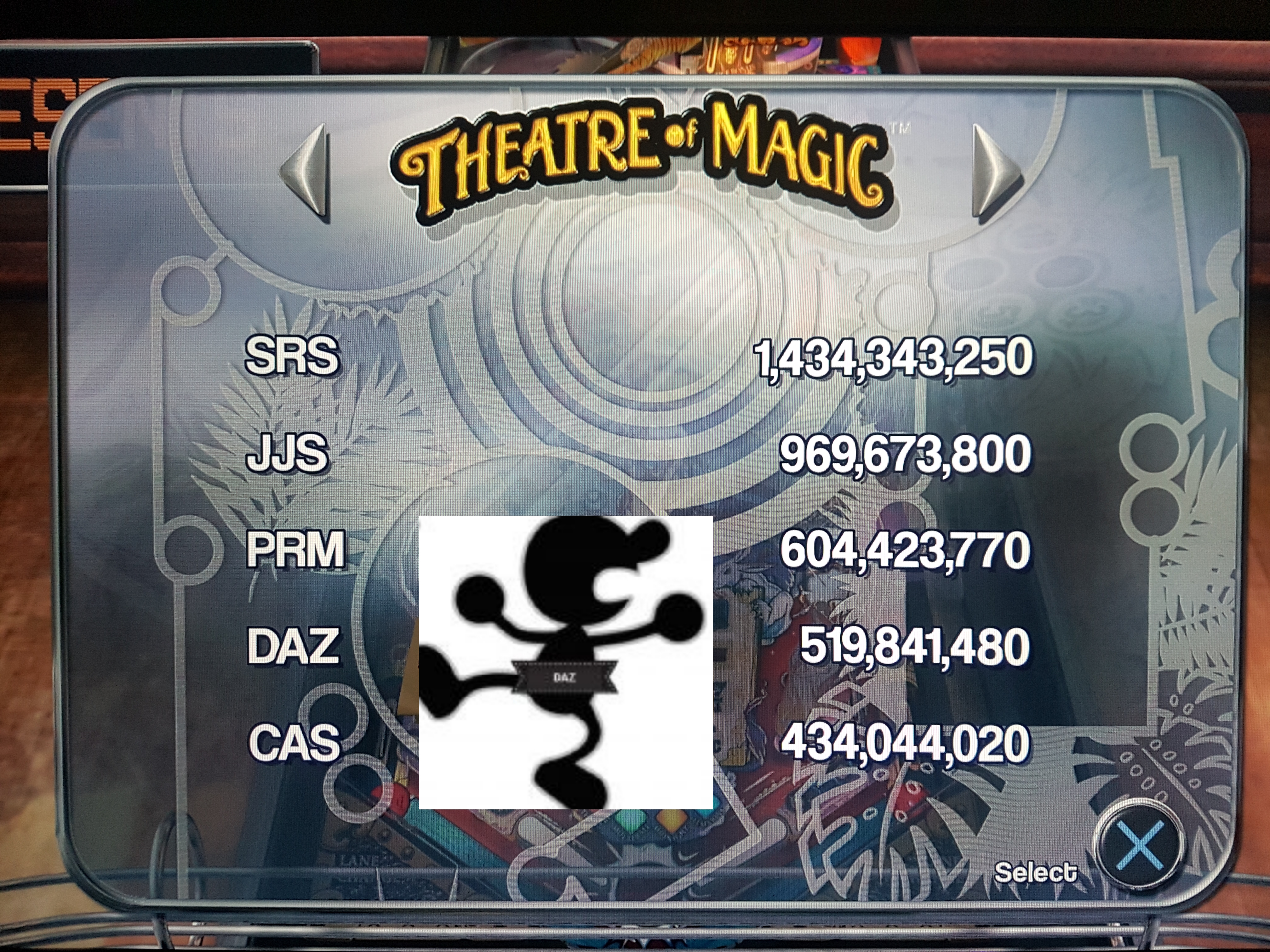 Ivanstorm1973: Pinball Arcade: Theatre of Magic (Playstation 4) 519,841,480 points on 2019-05-31 14:35:17