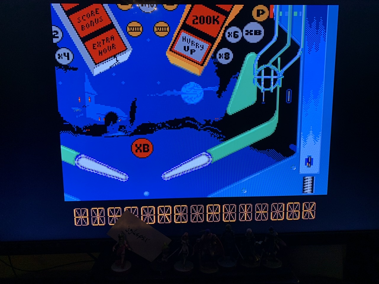 jgkspsx: Pinball Dreams: Nightmare (SNES/Super Famicom Emulated) 7,395,210 points on 2022-07-17 10:40:08