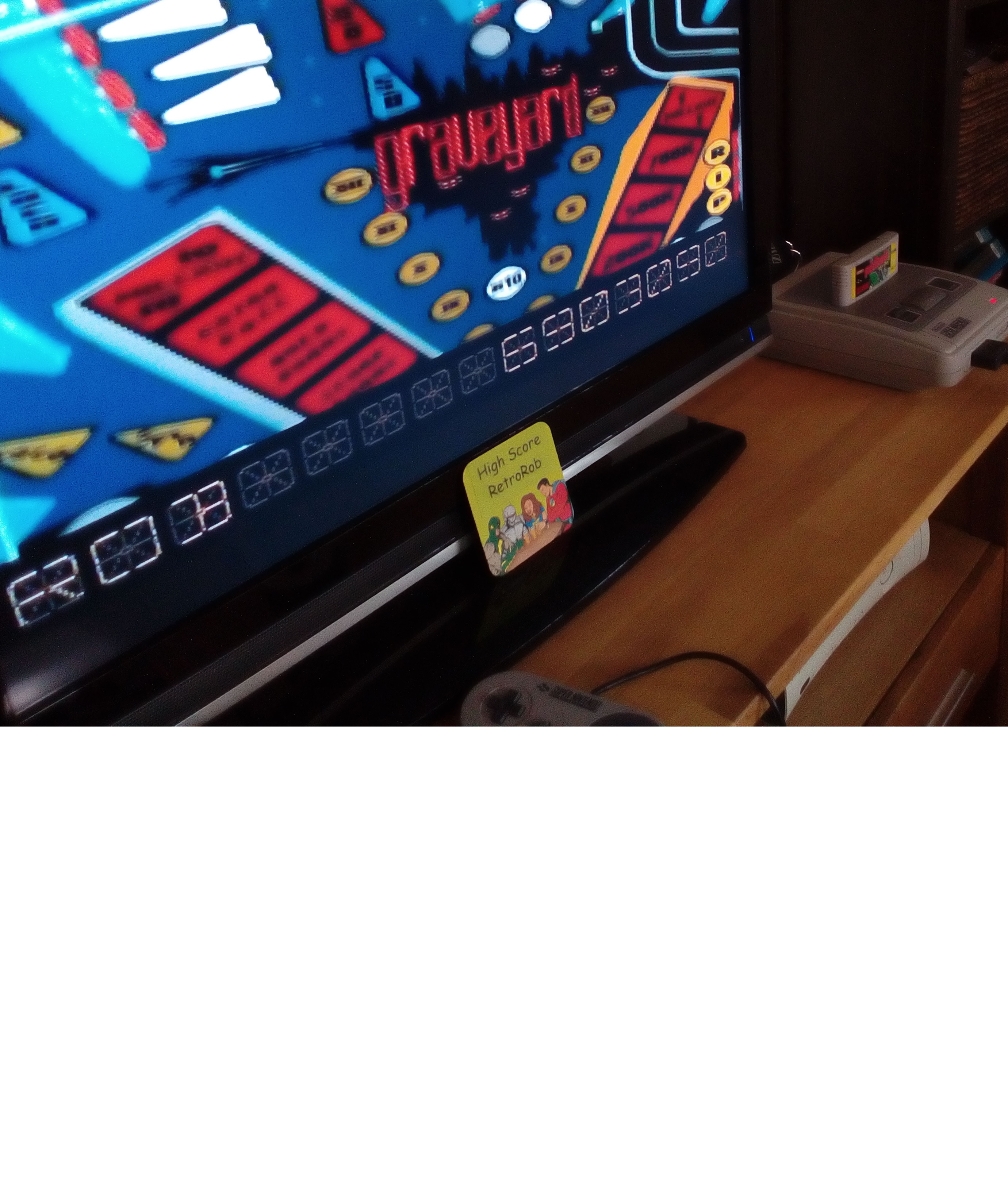 RetroRob: Pinball Dreams: Nightmare (SNES/Super Famicom) 6,903,090 points on 2018-06-16 09:16:19