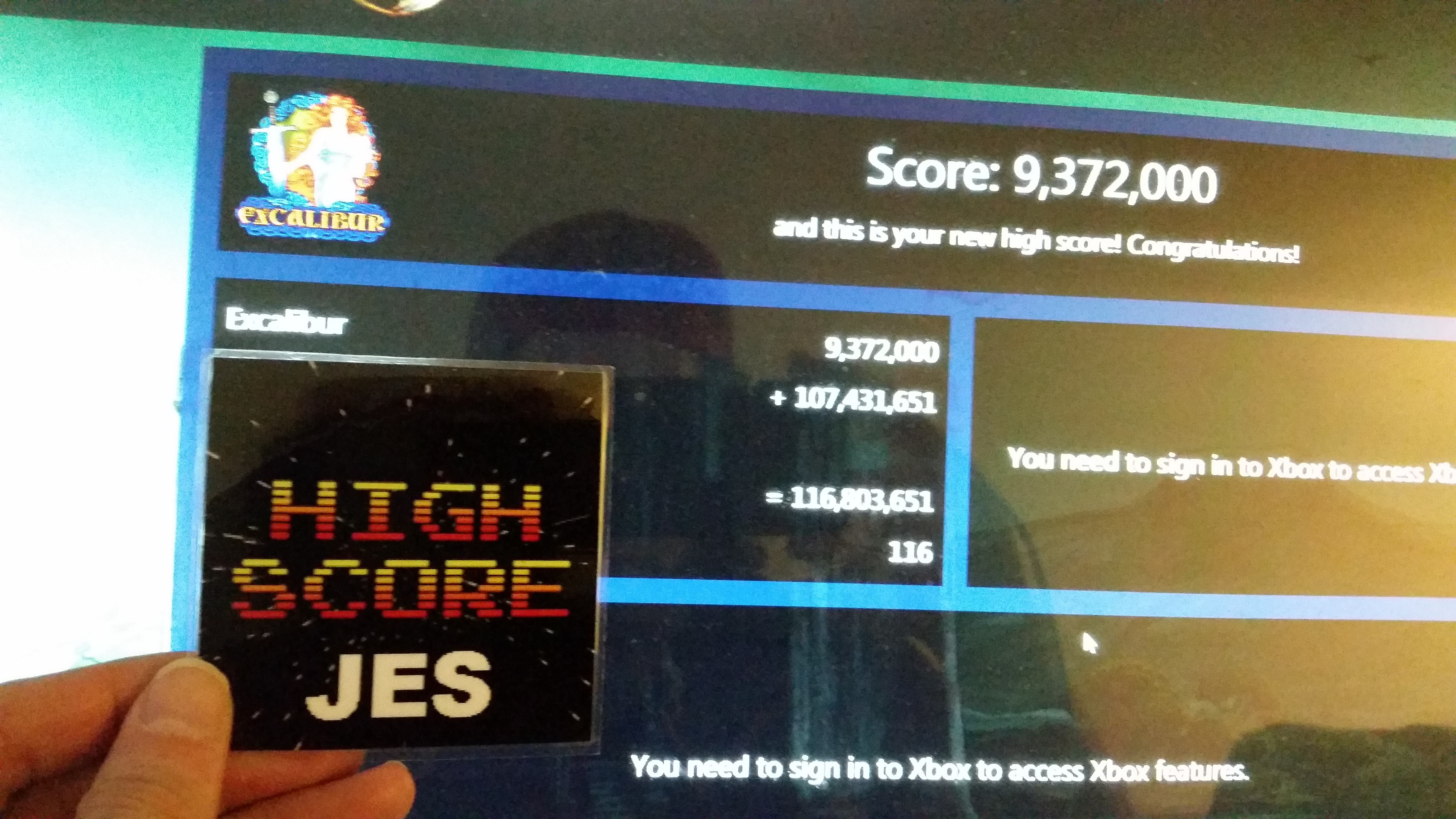 Pinball FX 2: Excalibur 9,372,000 points