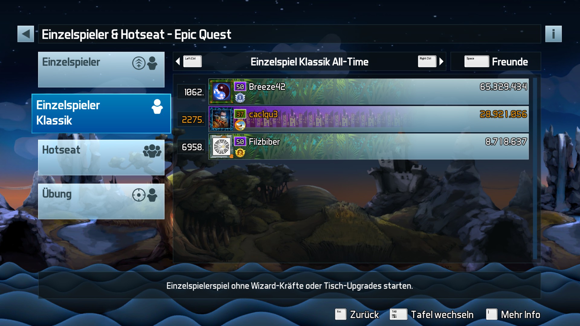 e2e4: Pinball FX3: Epic Quest [Classic] (PC) 28,921,056 points on 2022-05-09 12:12:03