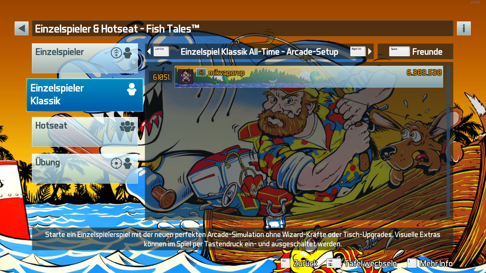 Pinball FX3: Fish Tales [Arcade] 6,303,530 points