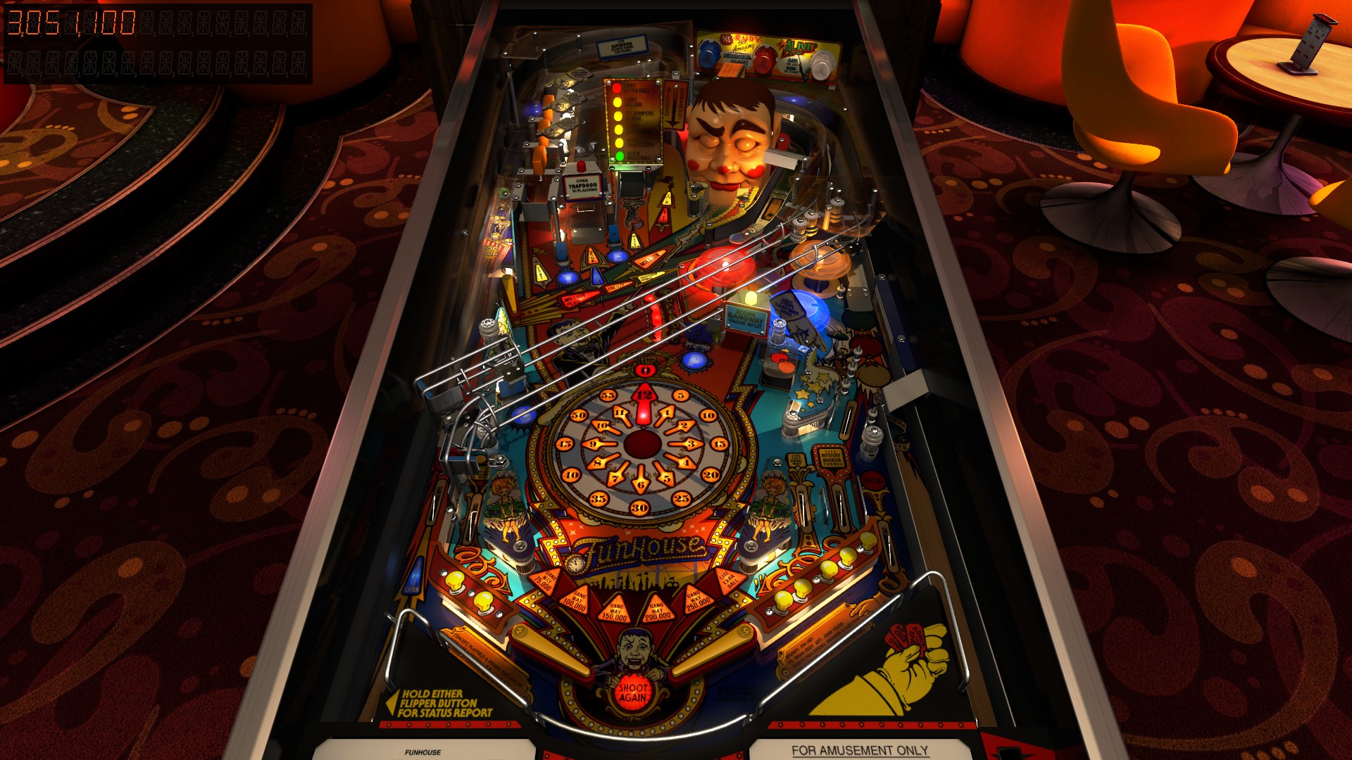 e2e4: Pinball FX3: Funhouse [Arcade] (PC) 3,051,100 points on 2022-09-21 22:03:52