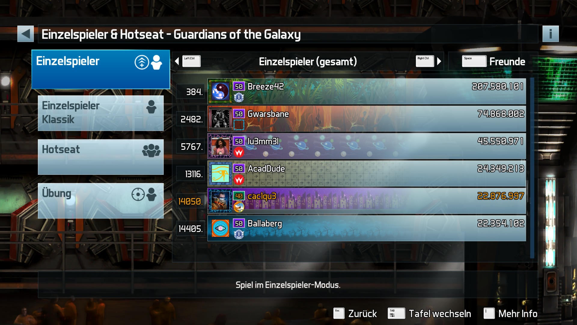 e2e4: Pinball FX3: Marvel’s Guardians of the Galaxy (PC) 22,876,997 points on 2022-05-16 09:07:46