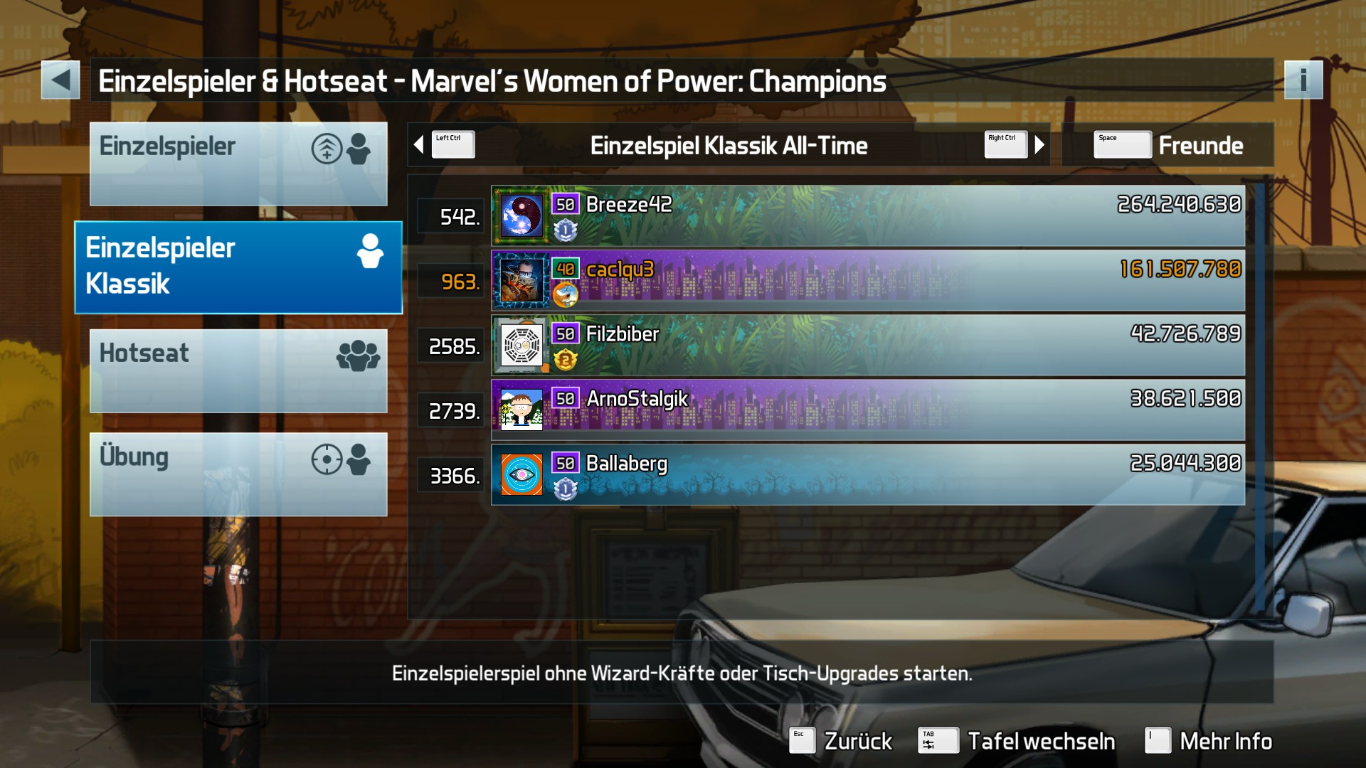 e2e4: Pinball FX3: Marvel’s Women of Power: Champions [Classic] (PC) 161,507,780 points on 2022-05-16 02:45:27