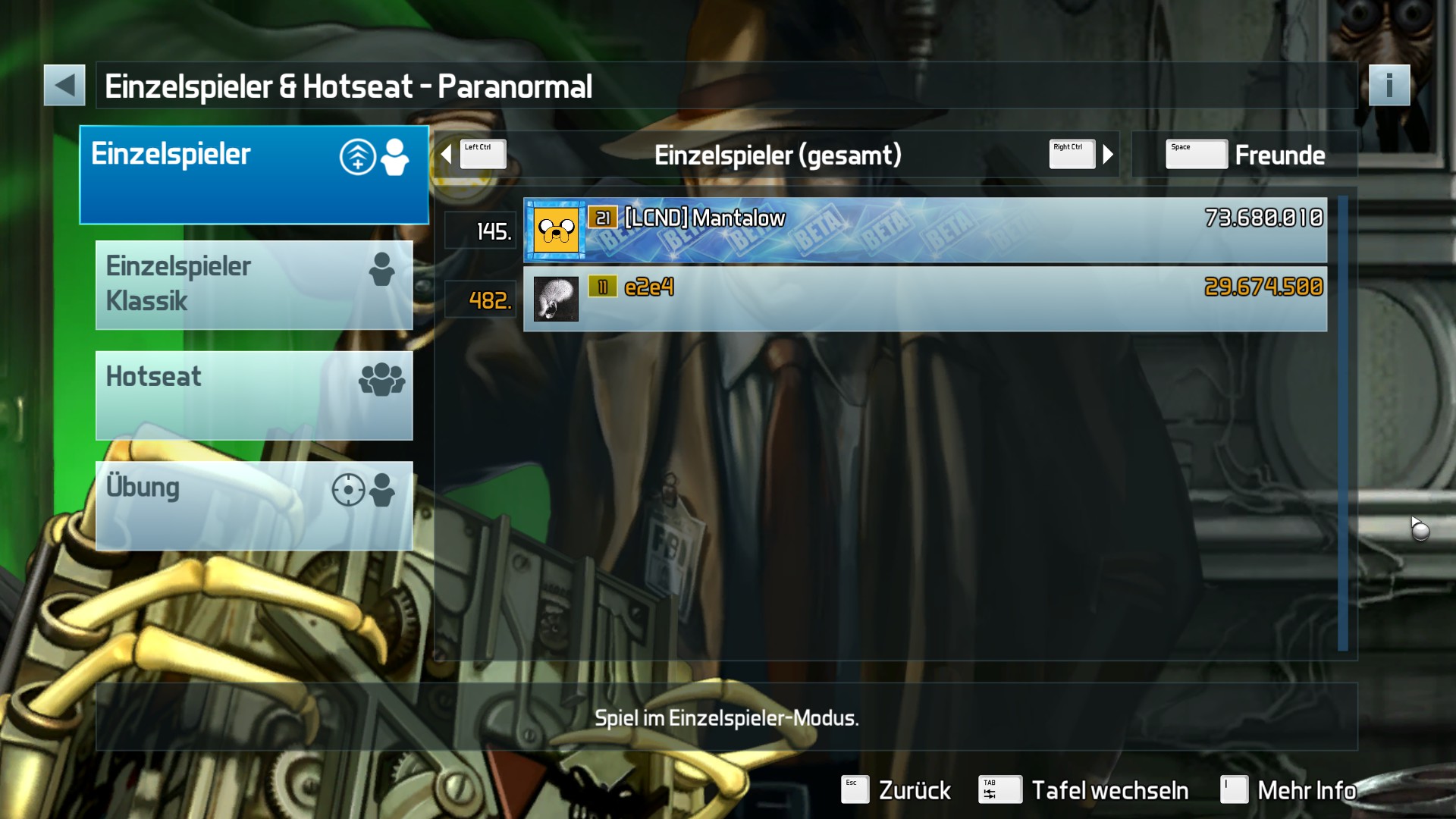 Pinball FX3 Paranormal (PC) high score by e2e4