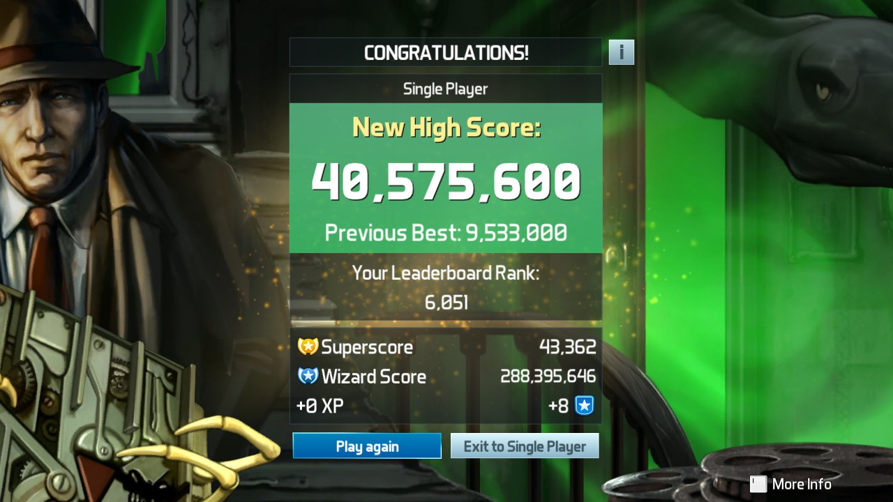 Mark: Pinball FX3: Paranormal (PC) 40,575,600 points on 2019-05-09 22:02:43