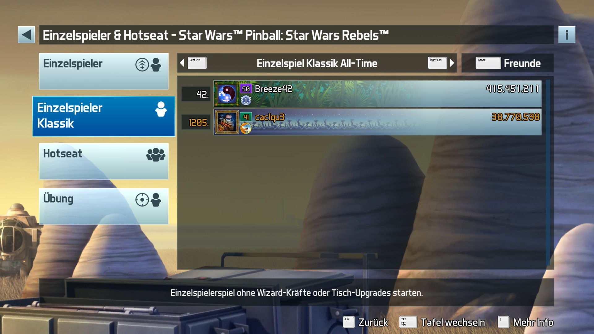 e2e4: Pinball FX3: Star Wars Pinball: Star Wars Rebels [Classic] (PC) 38,770,598 points on 2022-05-19 12:15:12