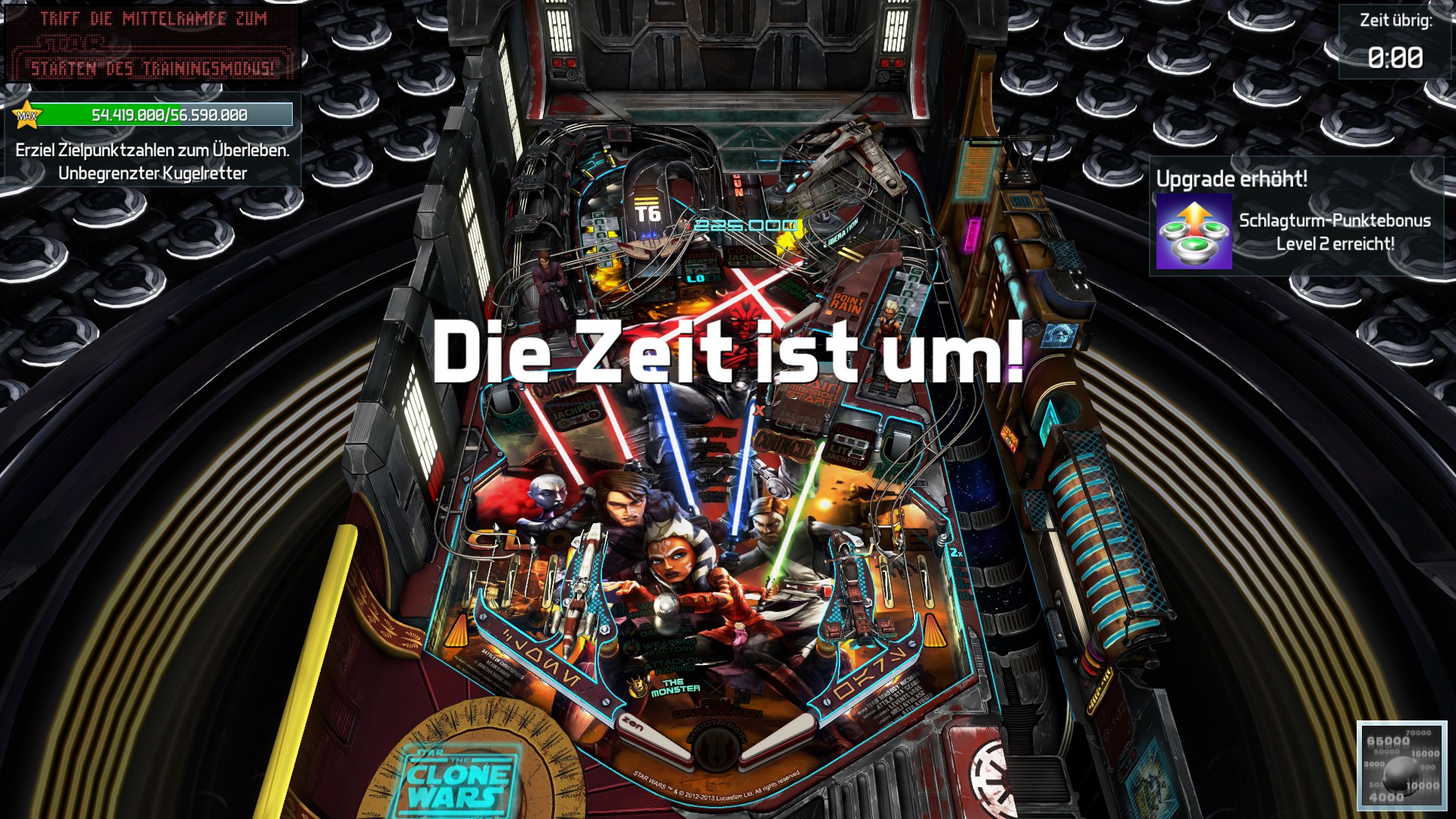 e2e4: Pinball FX3: Star Wars Pinball: The Clone Wars [Survivor] (PC) 54,419,000 points on 2022-06-22 16:15:38