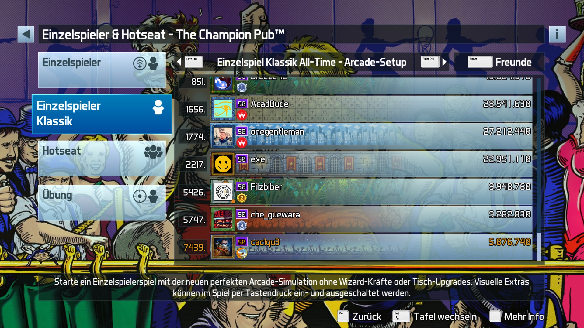 e2e4: Pinball FX3: The Champion Pub [Arcade] (PC) 5,876,740 points on 2022-06-26 11:56:38
