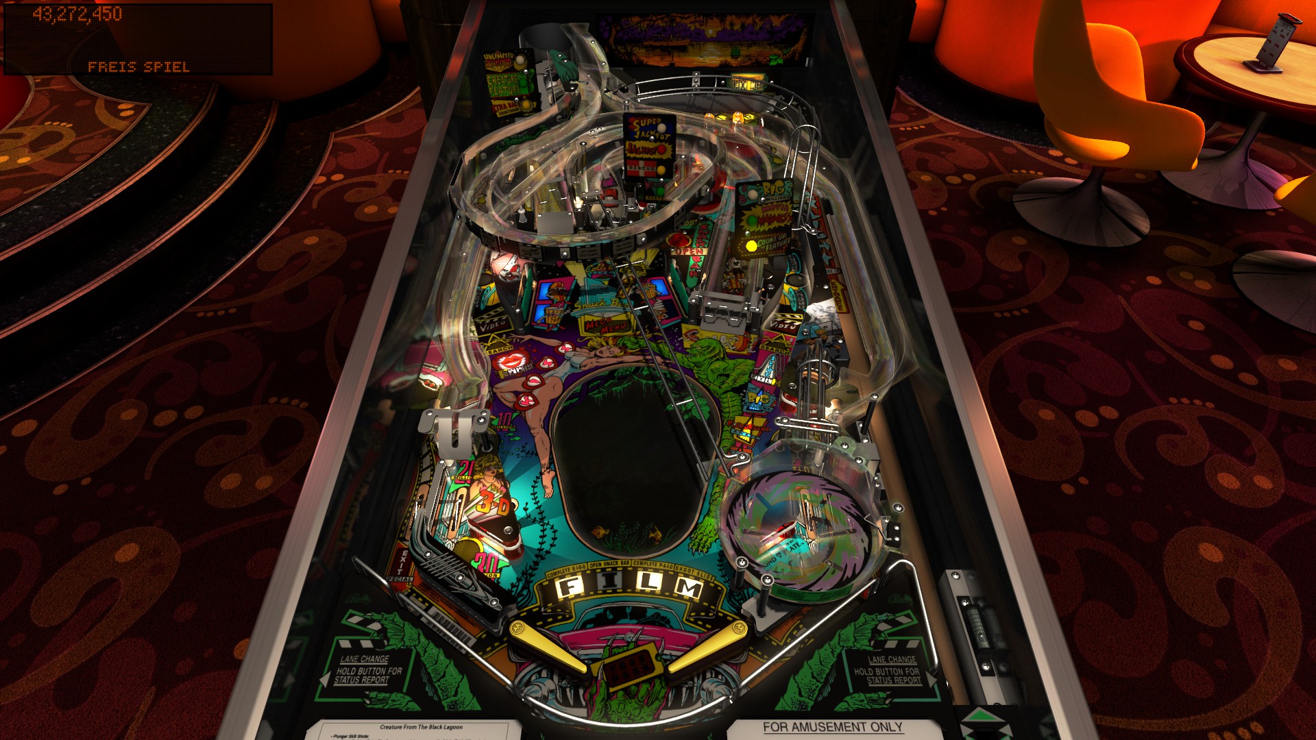 e2e4: Pinball FX3: The Creature From The Black Lagoon [Arcade] (PC) 43,272,450 points on 2022-05-19 20:11:02