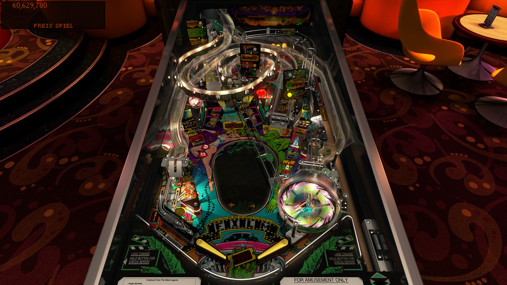 e2e4: Pinball FX3: The Creature From The Black Lagoon [Tournament] (PC) 60,629,780 points on 2022-05-19 20:15:40