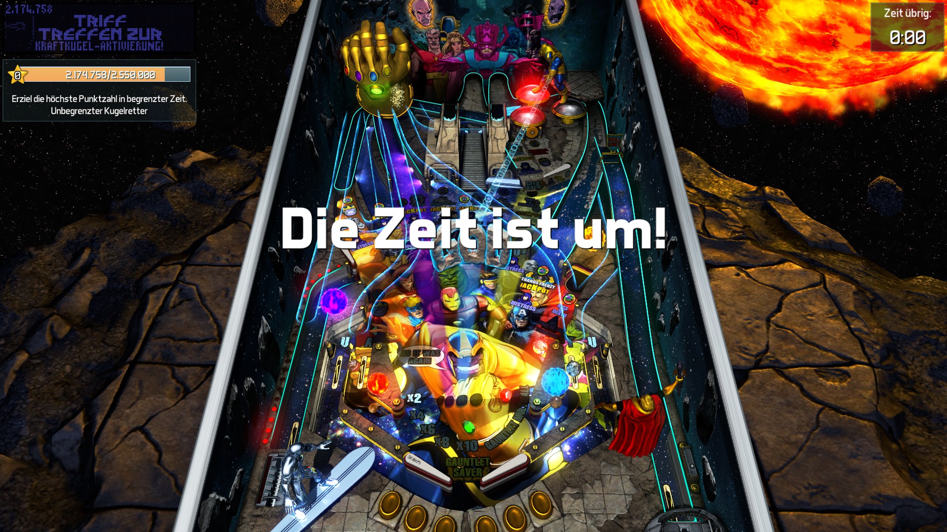 e2e4: Pinball FX3: The Infinity Gauntlet [5 Minute] (PC) 2,174,758 points on 2022-06-16 00:59:15