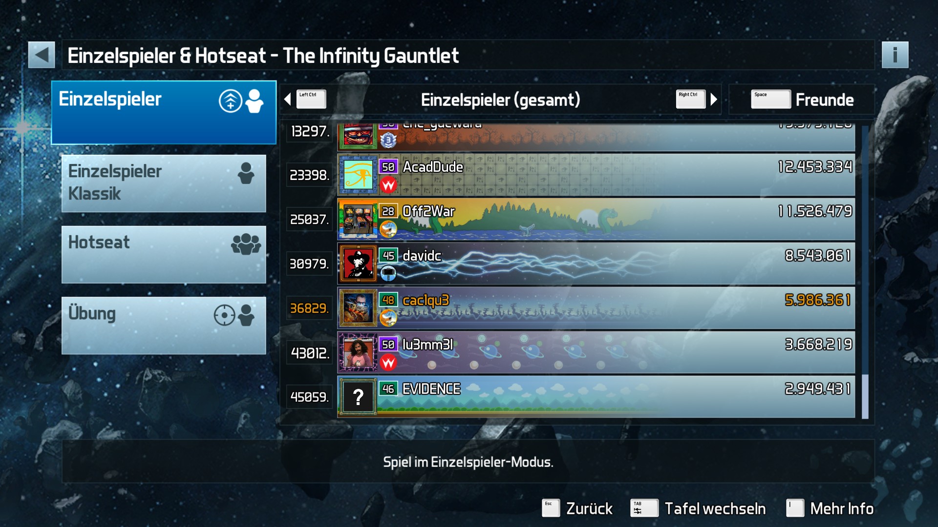e2e4: Pinball FX3: The Infinity Gauntlet (PC) 5,986,361 points on 2022-06-06 22:19:22
