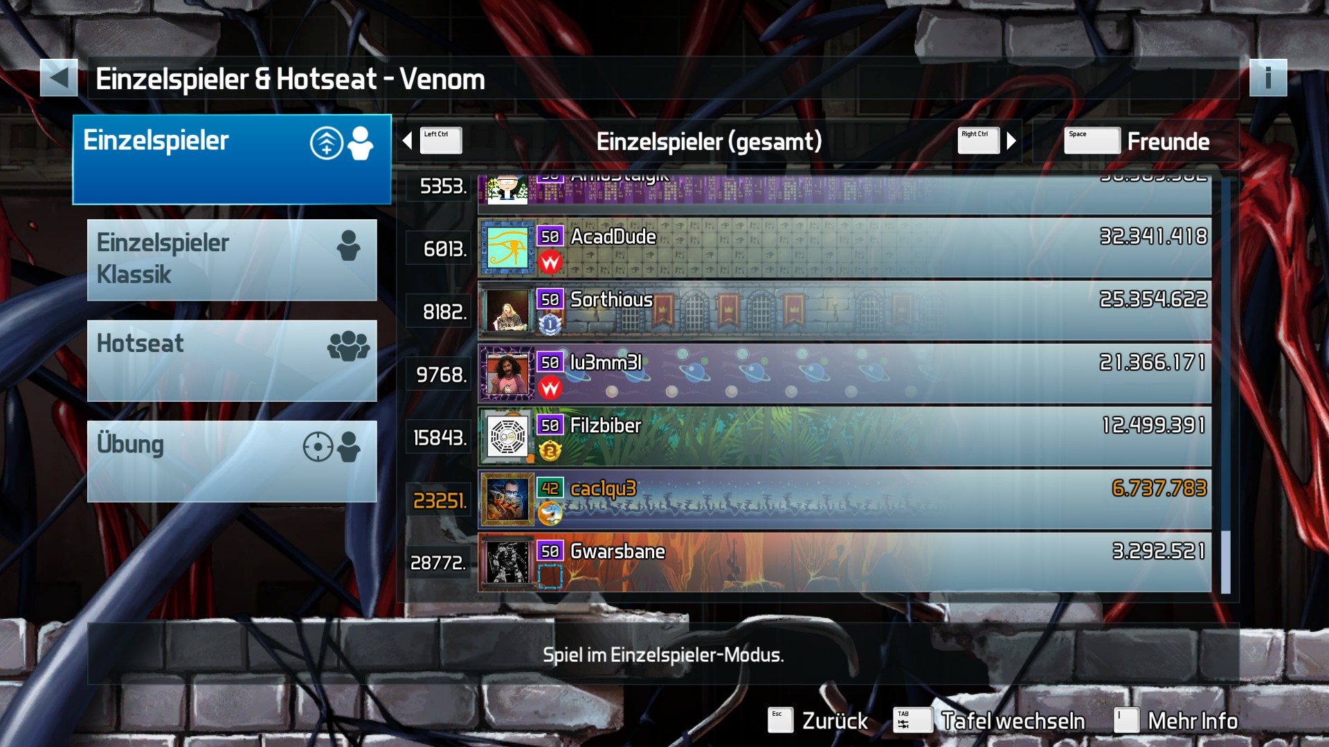 e2e4: Pinball FX3: Venom (PC) 6,737,783 points on 2022-05-20 18:24:30