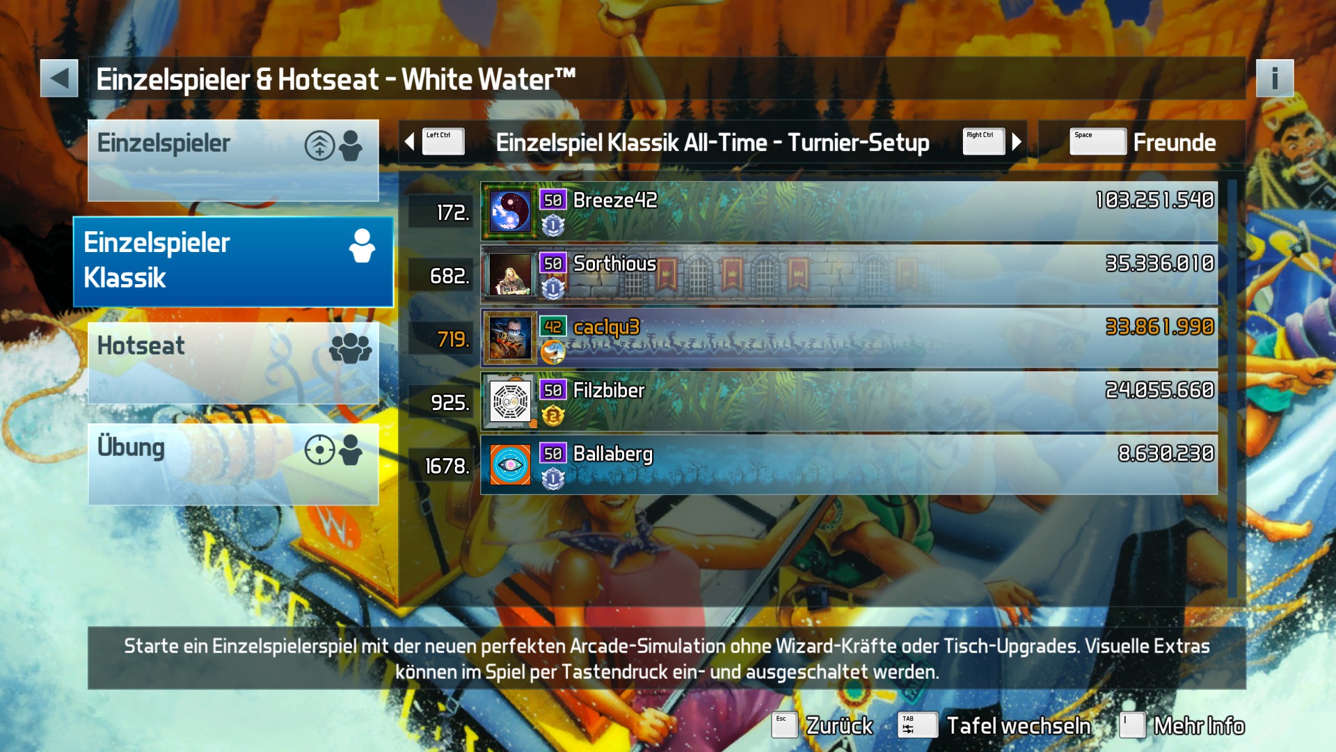 e2e4: Pinball FX3: White Water [Tournament] (PC) 33,861,990 points on 2022-05-20 17:47:55