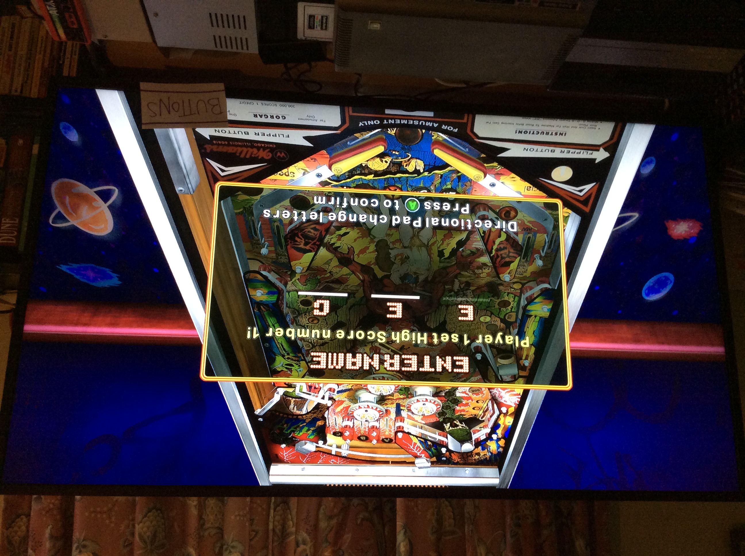 Pinball Hall of Fame: The Williams Collection: Gorgar 485,570 points