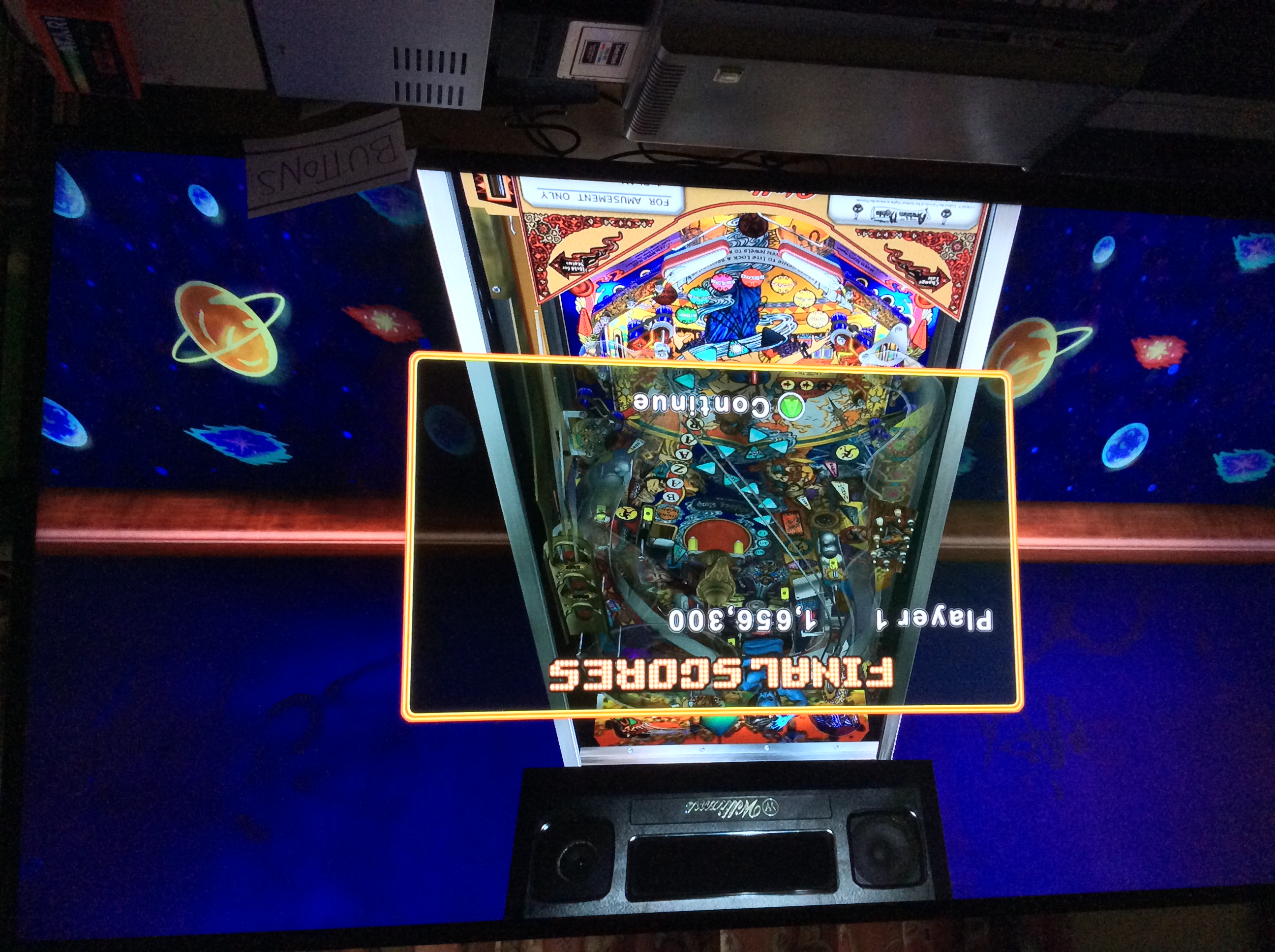 Pinball Hall of Fame: The Williams Collection: Tales of the Arabian Nights 1,656,300 points
