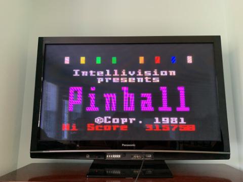 Rickster8: Pinball (Intellivision Emulated) 315,750 points on 2020-08-30 00:43:45