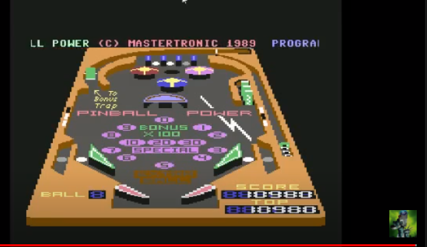 kernzy: Pinball Power (Commodore 64 Emulated) 10,980 points on 2022-07-29 15:38:01