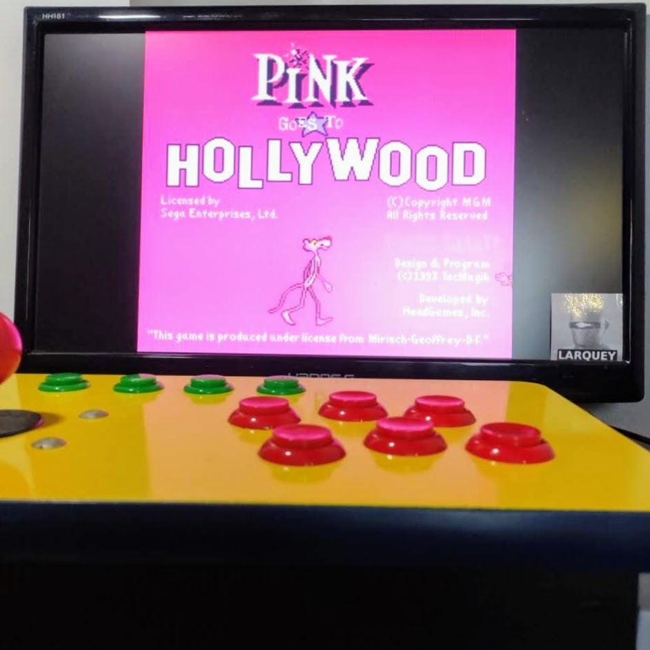 Larquey: Pink Goes To Hollywood (Sega Genesis / MegaDrive Emulated) 510 points on 2021-09-25 02:33:45