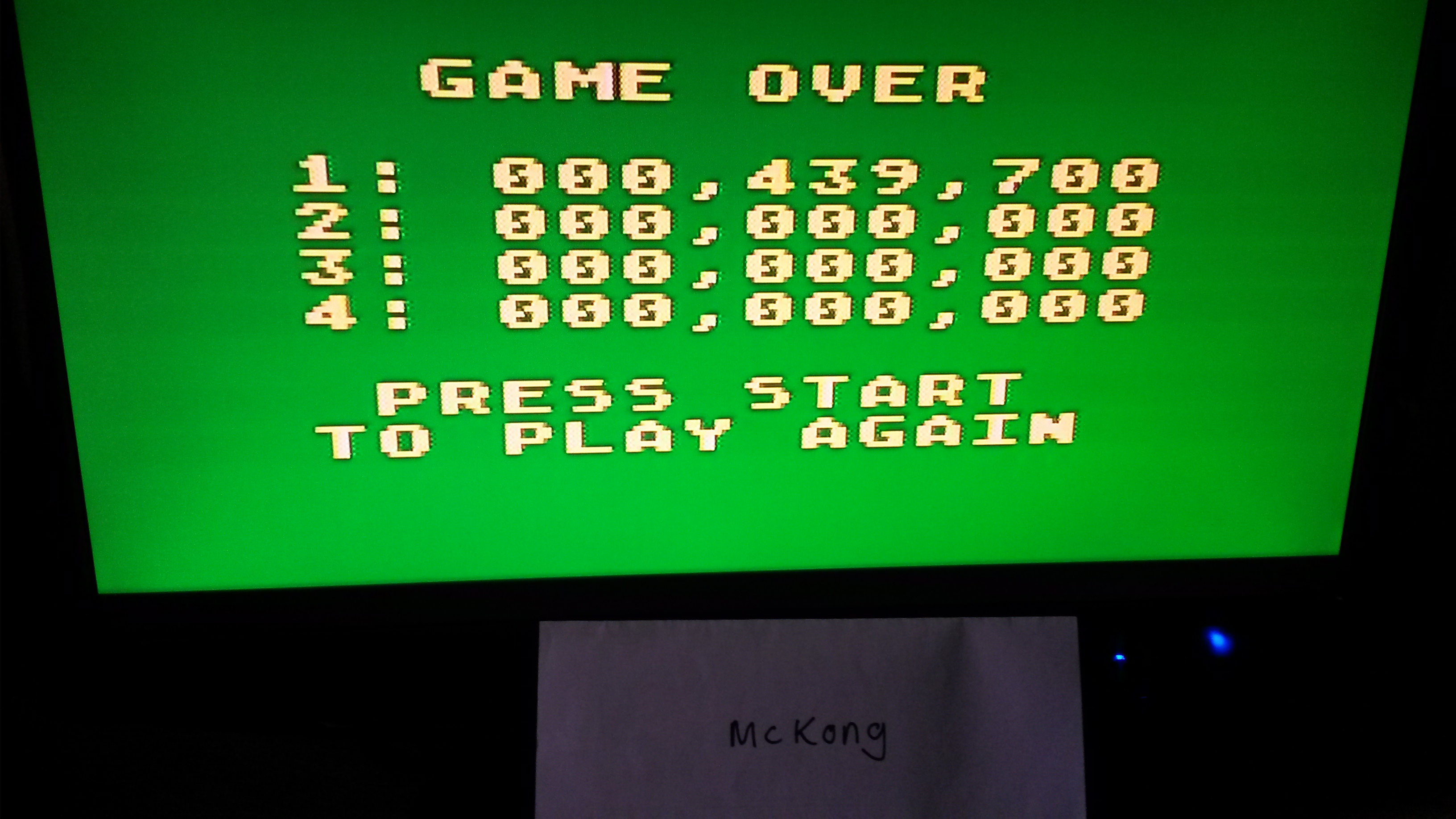 McKong: PlatterMania (Atari 400/800/XL/XE) 439,700 points on 2015-11-03 01:38:52