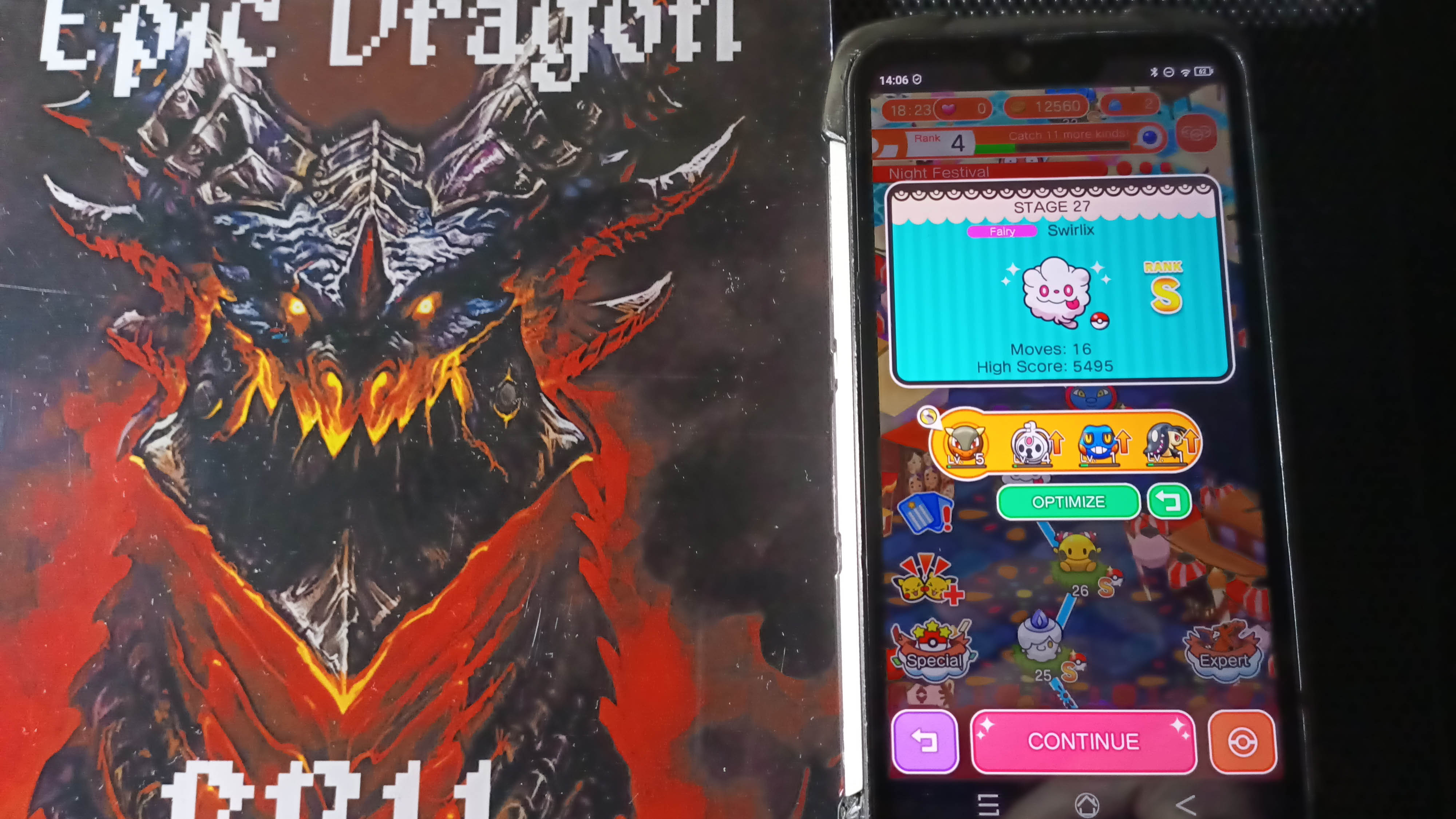 EpicDragon: Pokemon Shuffle Mobile: Stage 027 (Android) 5,495 points on 2022-09-09 17:13:56