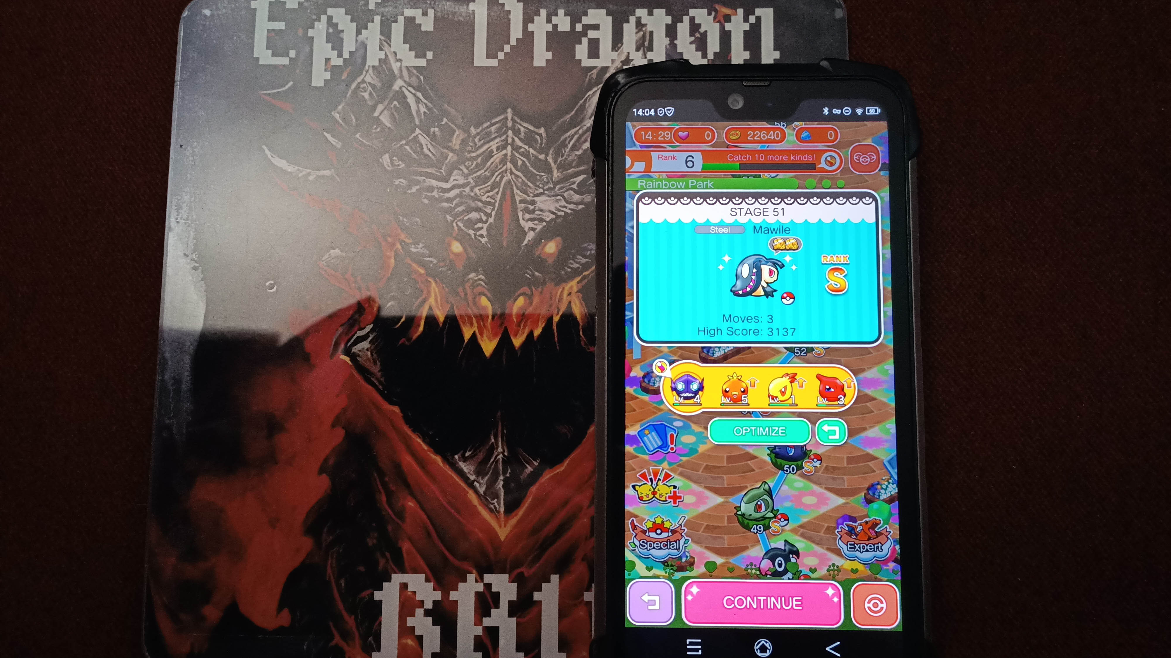EpicDragon: Pokemon Shuffle Mobile: Stage 051 (Android) 3,137 points on 2022-09-14 16:28:25