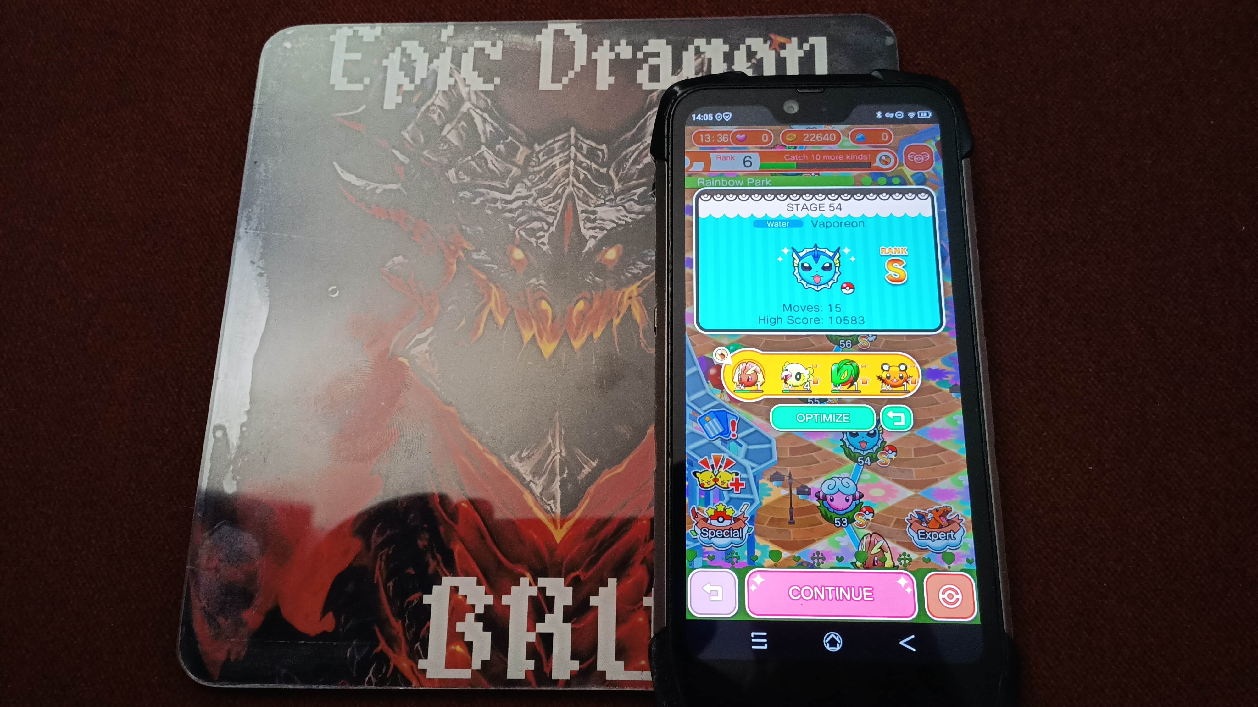 EpicDragon: Pokemon Shuffle Mobile: Stage 054 (Android) 10,583 points on 2022-09-14 16:32:14