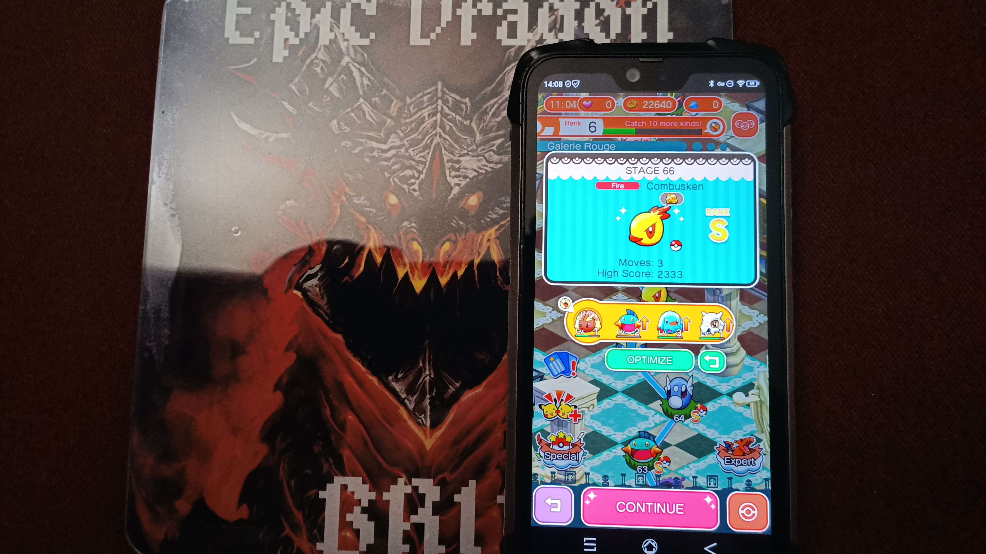EpicDragon: Pokemon Shuffle Mobile: Stage 066 (Android) 2,333 points on 2022-09-16 16:44:35