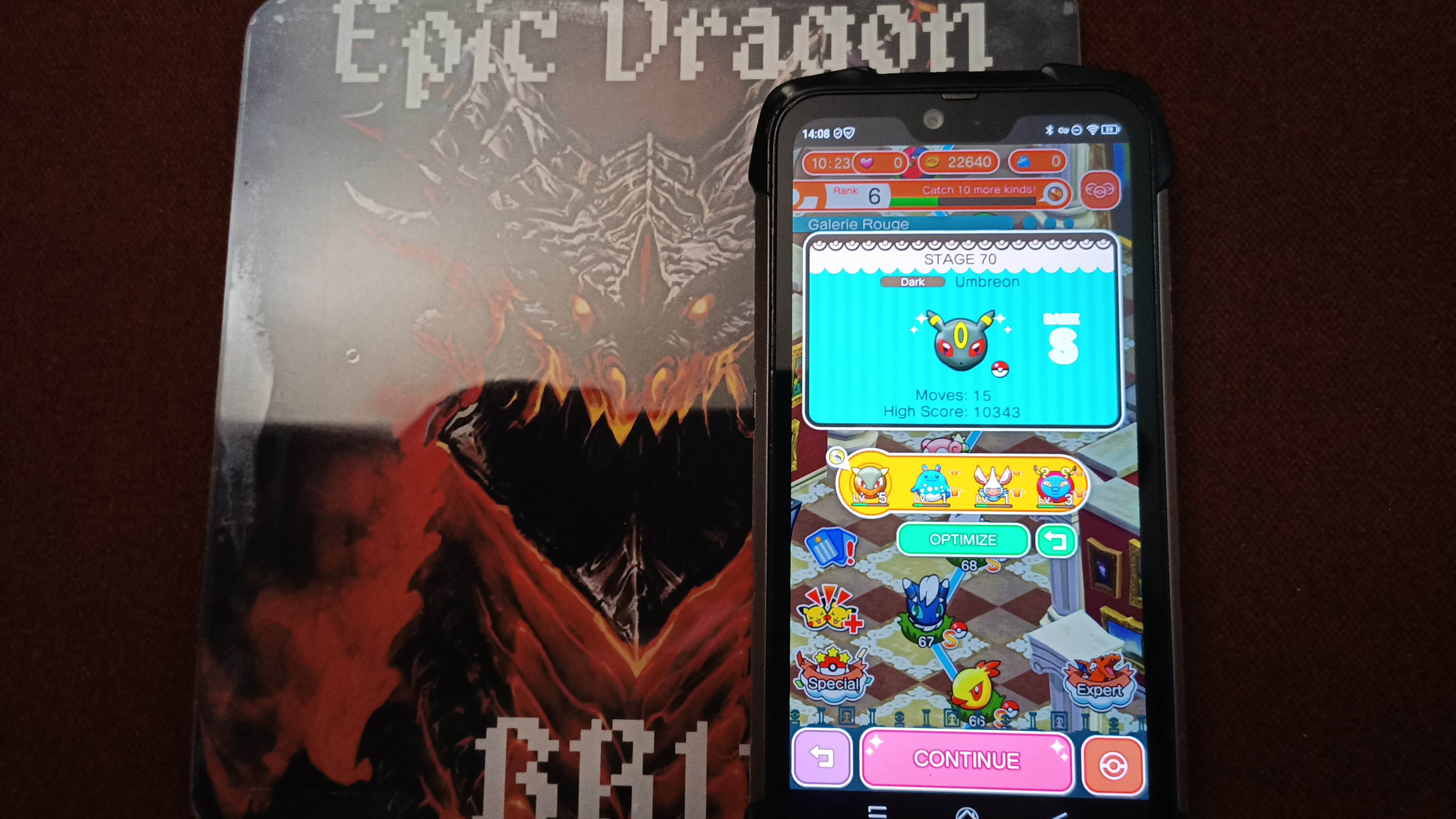 EpicDragon: Pokemon Shuffle Mobile: Stage 070 (Android) 10,343 points on 2022-09-16 16:48:09