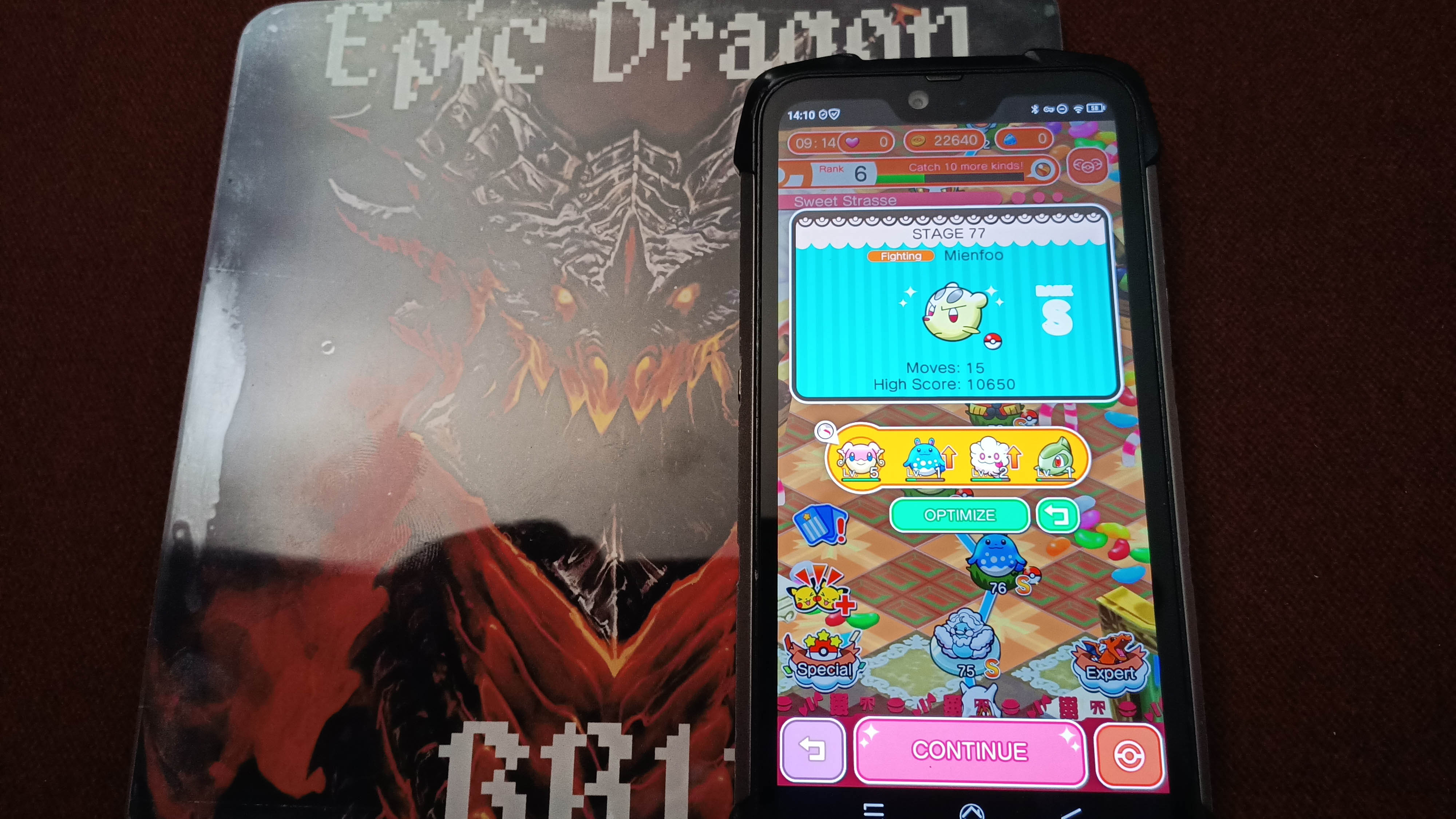 EpicDragon: Pokemon Shuffle Mobile: Stage 077 (Android) 10,650 points on 2022-09-18 12:31:42