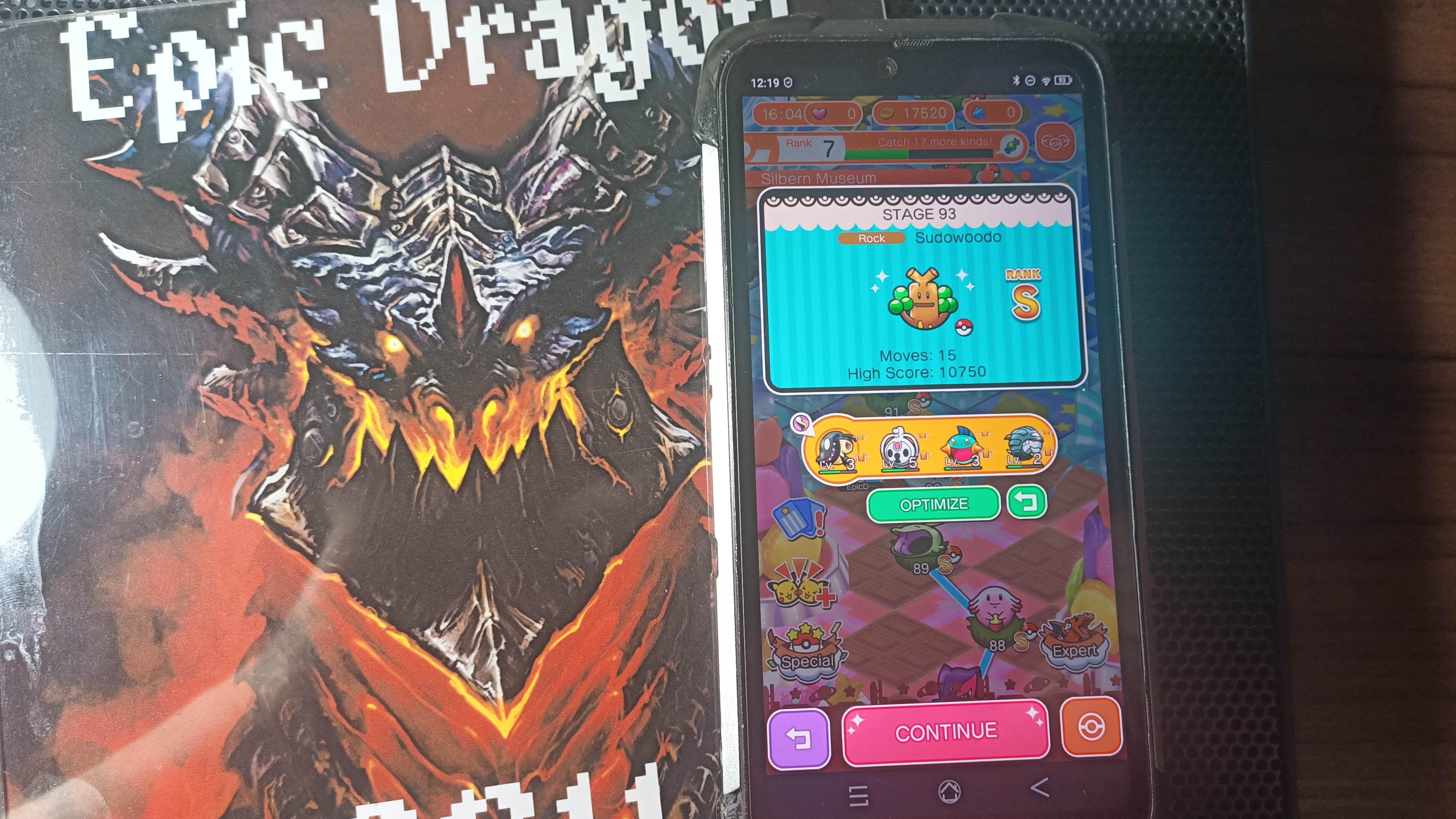 EpicDragon: Pokemon Shuffle Mobile: Stage 093 (Android) 10,750 points on 2022-09-23 16:33:30