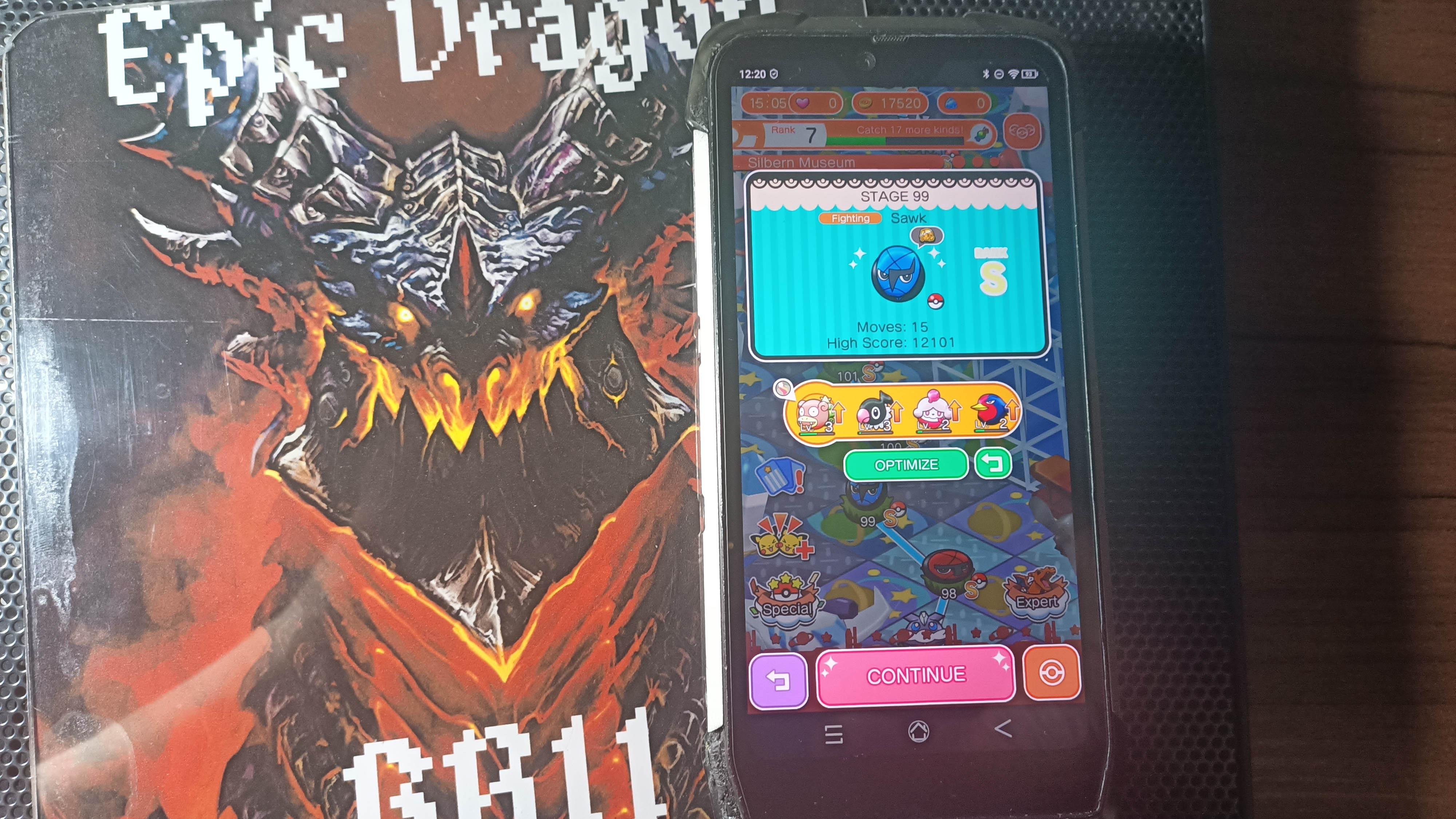 EpicDragon: Pokemon Shuffle Mobile: Stage 099 (Android) 12,101 points on 2022-09-23 16:35:01