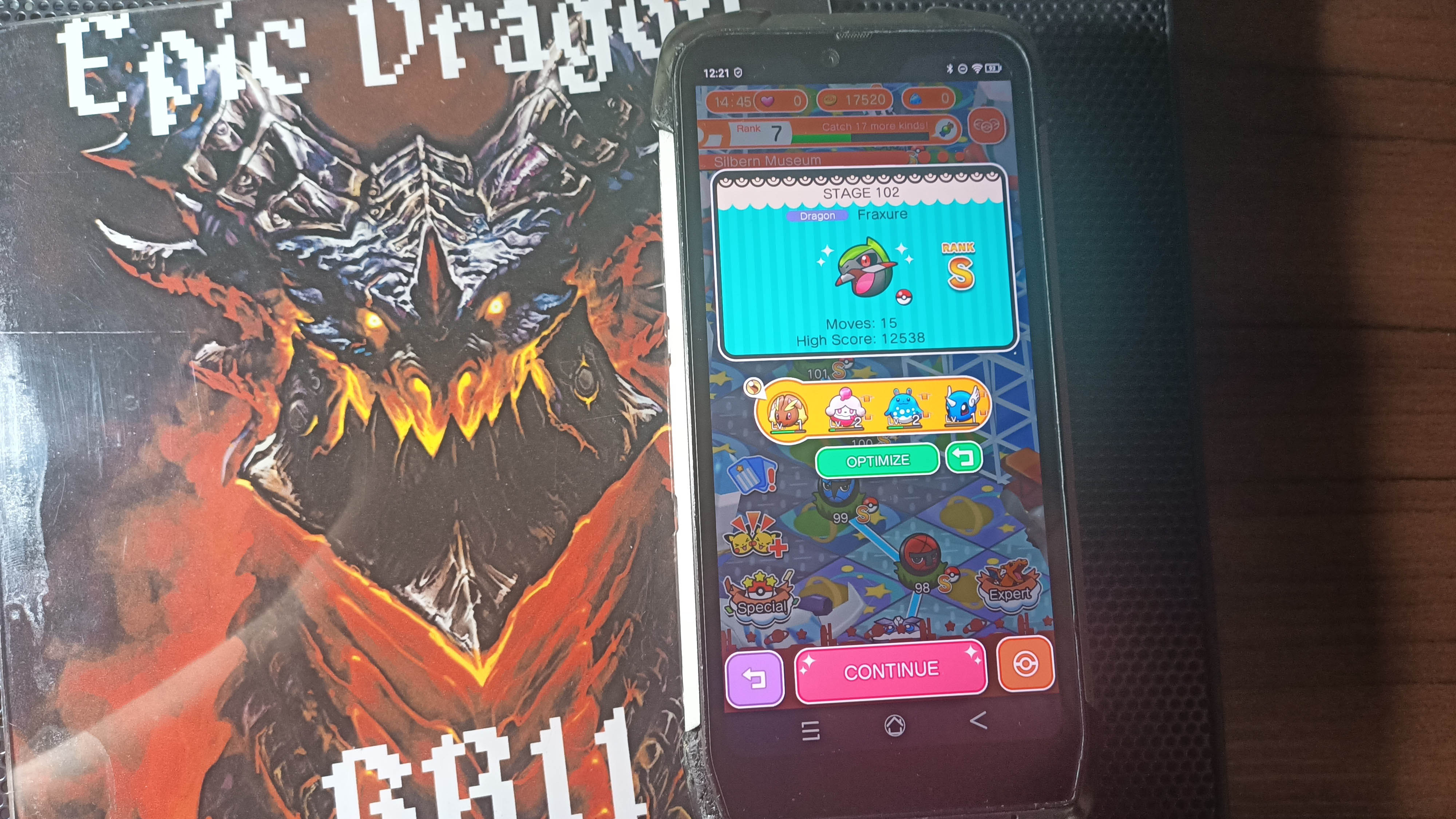 EpicDragon: Pokemon Shuffle Mobile: Stage 102 (Android) 12,538 points on 2022-09-27 17:32:01