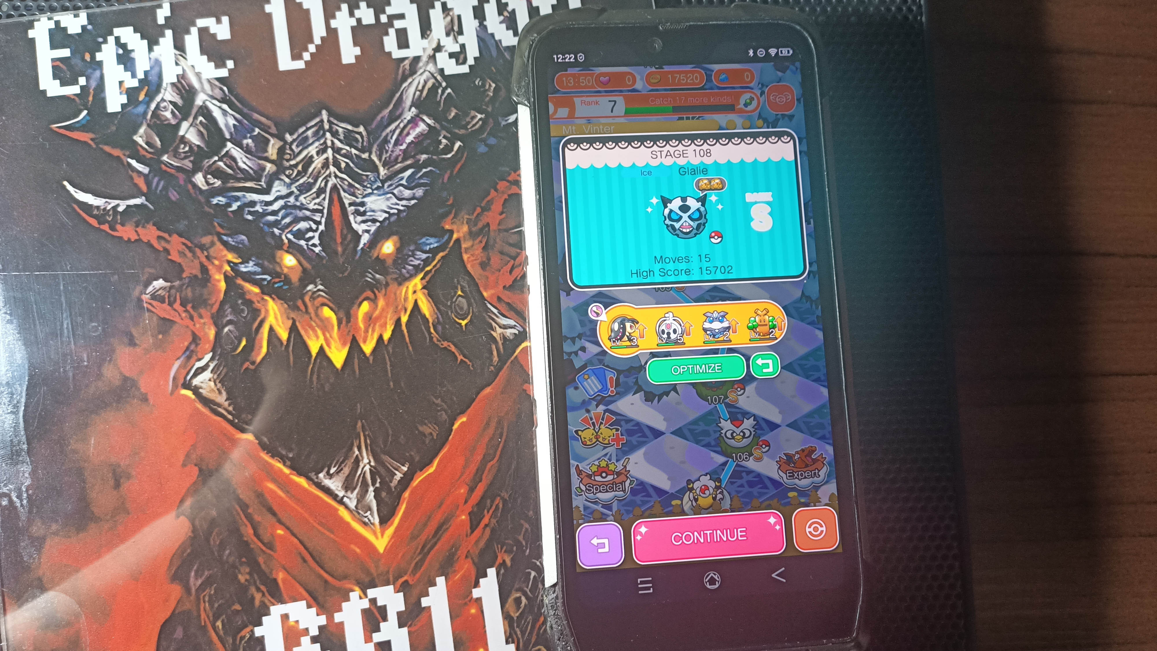 EpicDragon: Pokemon Shuffle Mobile: Stage 108 (Android) 15,702 points on 2022-09-27 17:33:34