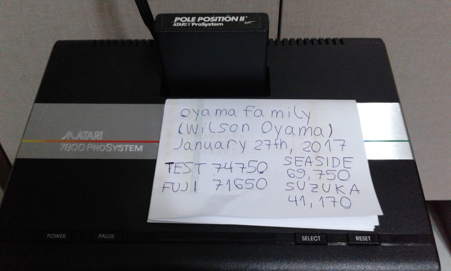oyamafamily: Pole Position 2: Suzuka (Atari 7800) 41,170 points on 2017-01-28 03:02:32