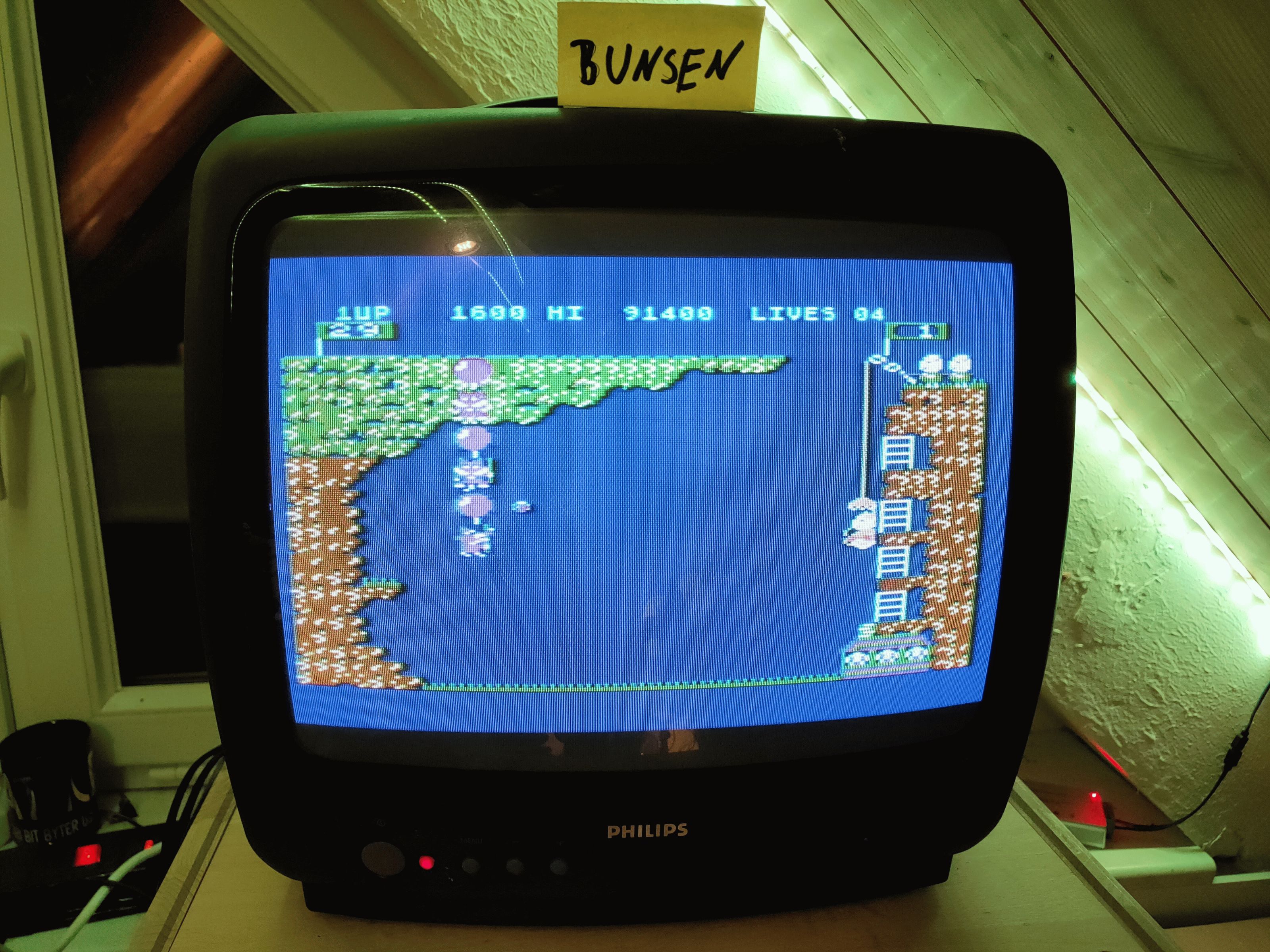 Bunsen: Pooyan (Atari 400/800/XL/XE) 91,400 points on 2022-07-26 15:09:37